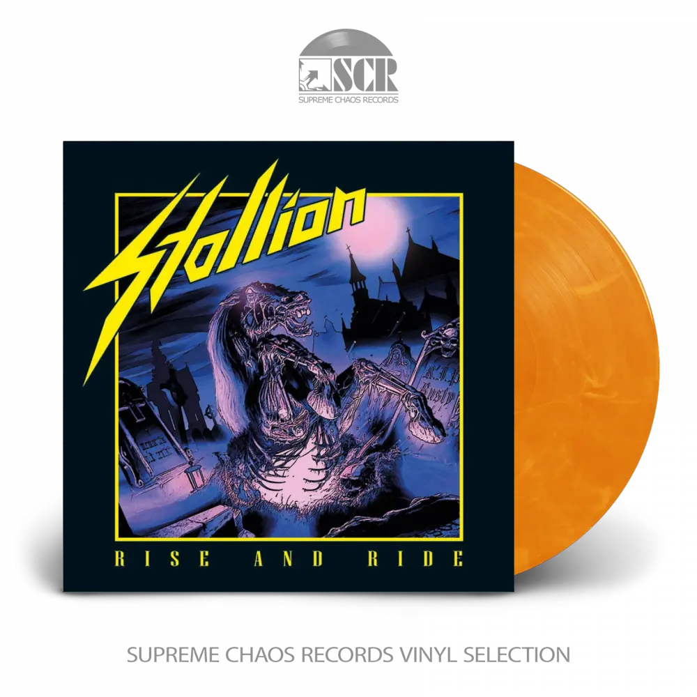 STALLION · Rise And Ride | YELLOW/PURPLE MARBLED LP STALLION · Rise And Ride | YELLOW/PURPLE MARBLED LP (Heavy Metal Vinyl)
