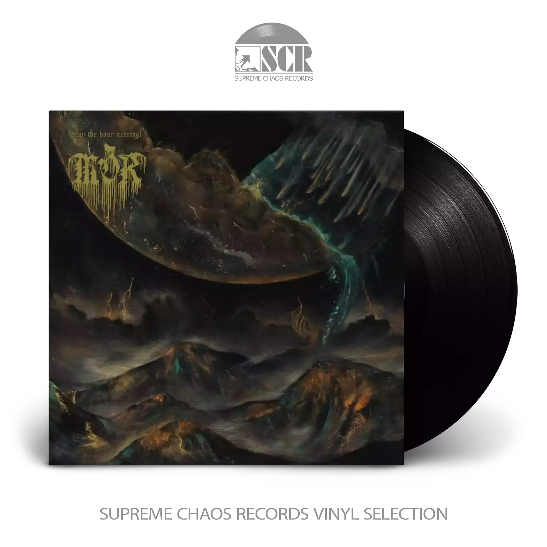 MOR - Hear The Hour Nearing! · BLACK LP (Black Metal Vinyl)