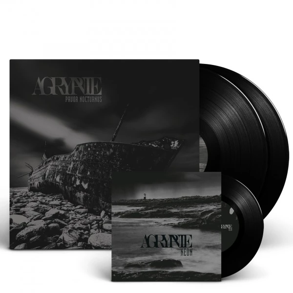 AGRYPNIE · Pavor Nocturnus | BLACK 2LP+7" BUNDLE (Black Metal Vinyl)