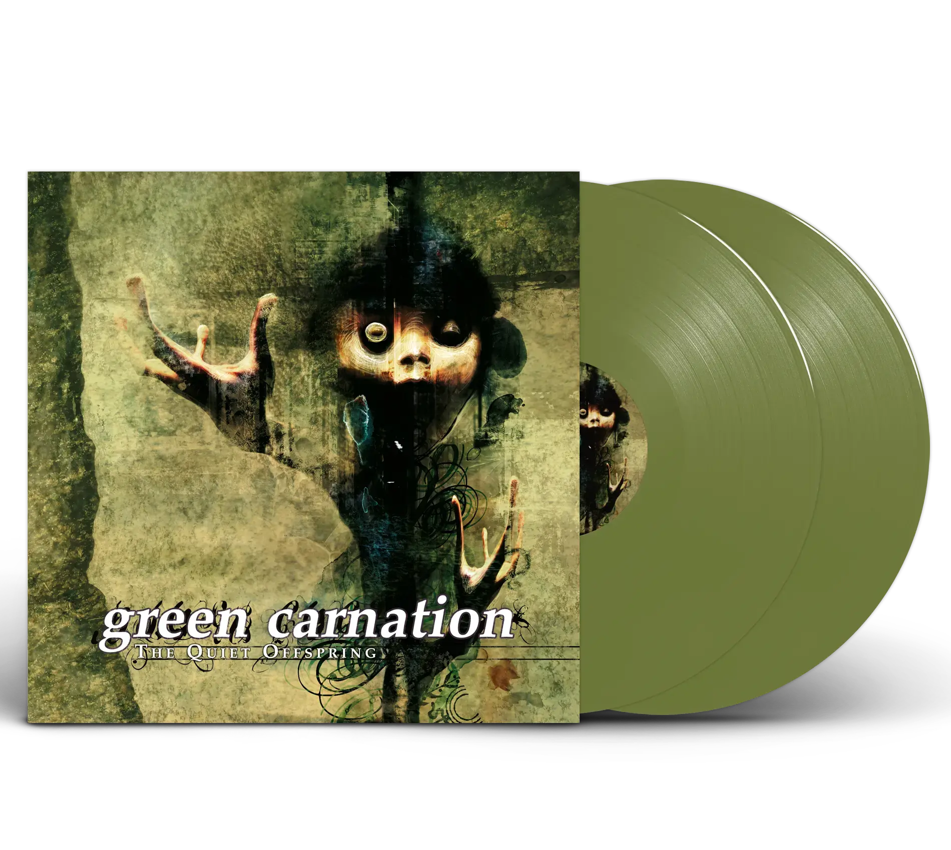 GREEN CARNATION · The Quiet Offspring | OLIVE GREEN 2LP (Progressive Rock/Alternative Metal Vinyl)