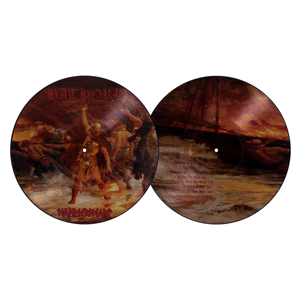 BATHORY · Hammerheart | PICTURE DISC LP (Black Metal Vinyl)