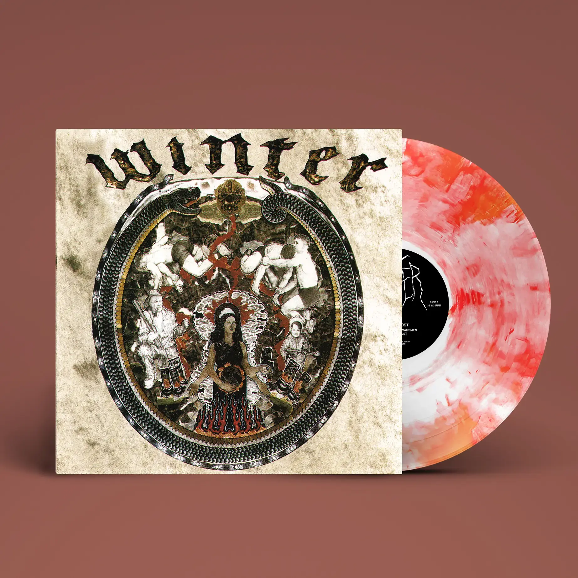 WINTER · Eternal Frost | WHITE/RED/GOLD/ORANGE LP WINTER · Eternal Frost | WHITE/RED/GOLD/ORANGE LP (Doom Metal Vinyl)