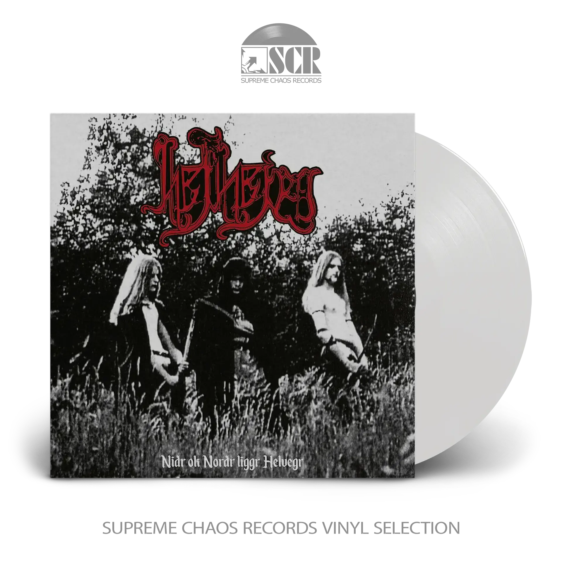 HELHEIM · Nidr Ok Nordr Liggr Helvegr | WHITE LP (Black Metal Vinyl)