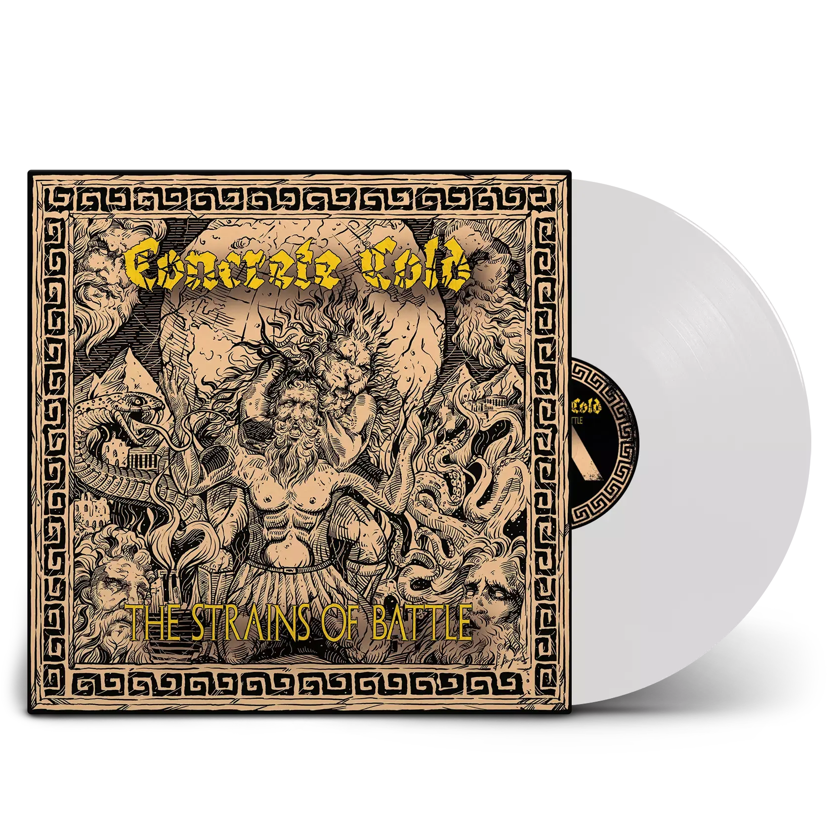 CONCRETE COLD - The Strains Of Battle · WHITE LP CONCRETE COLD - The Strains Of Battle · WHITE LP (Death Metal/Sludge Metal Vinyl)