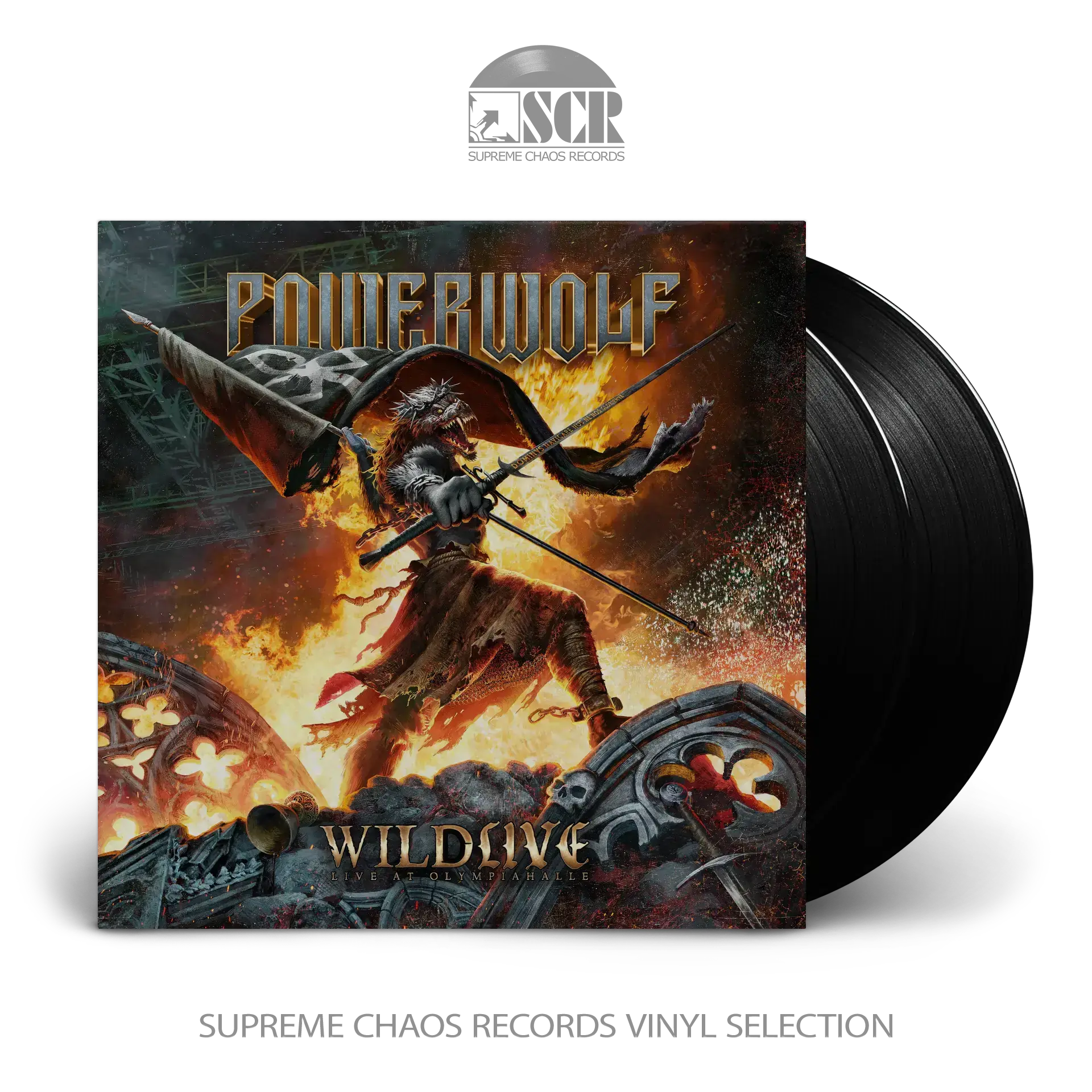 POWERWOLF · Wildlive (Live At Olympiahalle) | BLACK 2LP (Heavy Metal Vinyl)