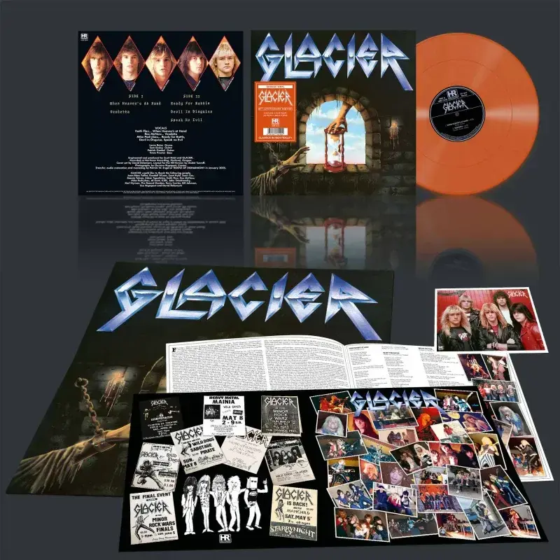 GLACIER · Glacier | ORANGE LP (Heavy Metal Vinyl) · Bild 2