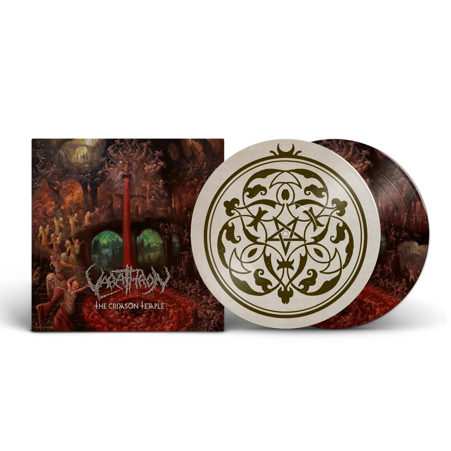VARATHRON - The Crimson Temple · PICTURE LP VARATHRON - The Crimson Temple · PICTURE LP (Black Metal Vinyl)