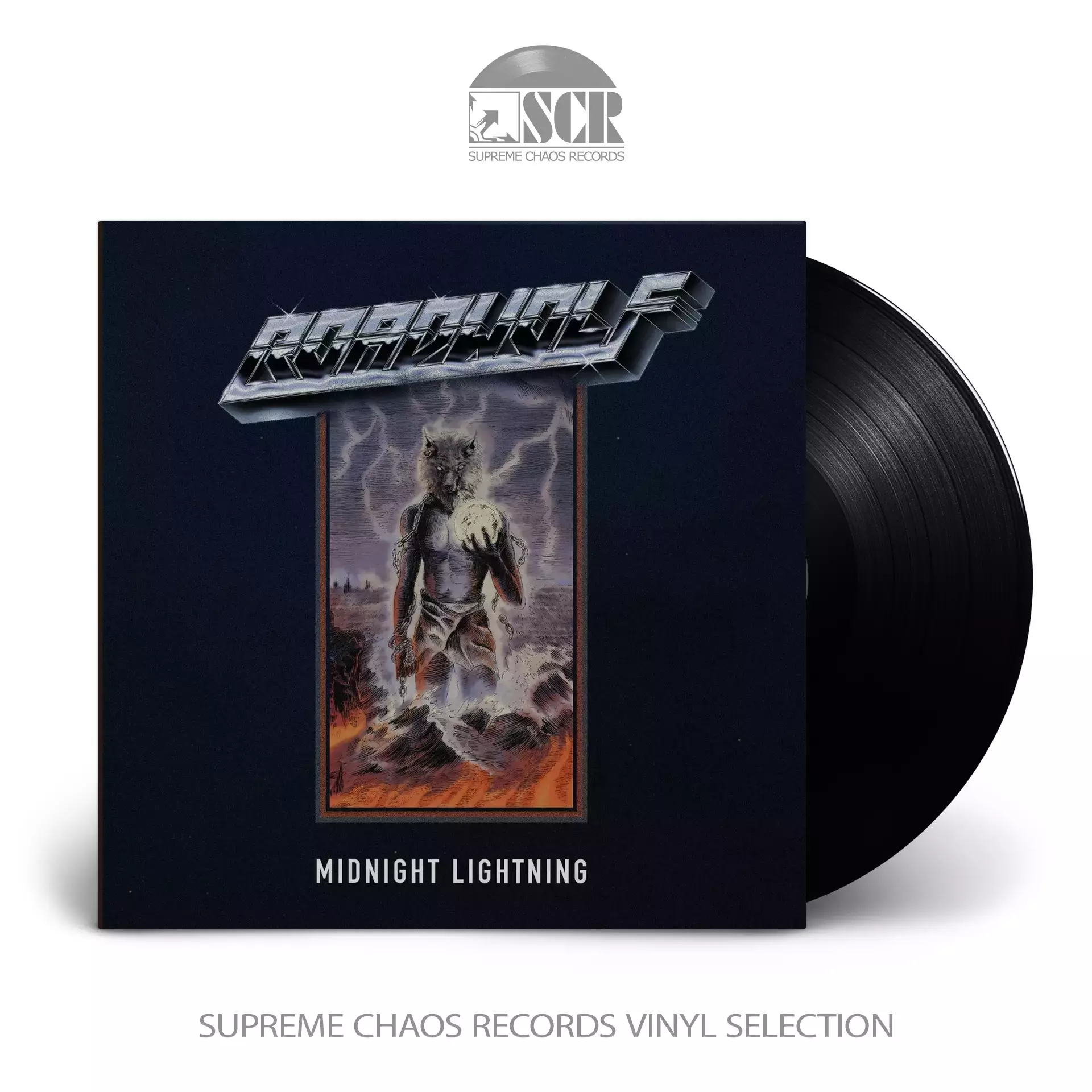 ROADWOLF · Midnight Lightning | BLACK LP (Heavy Metal Vinyl)