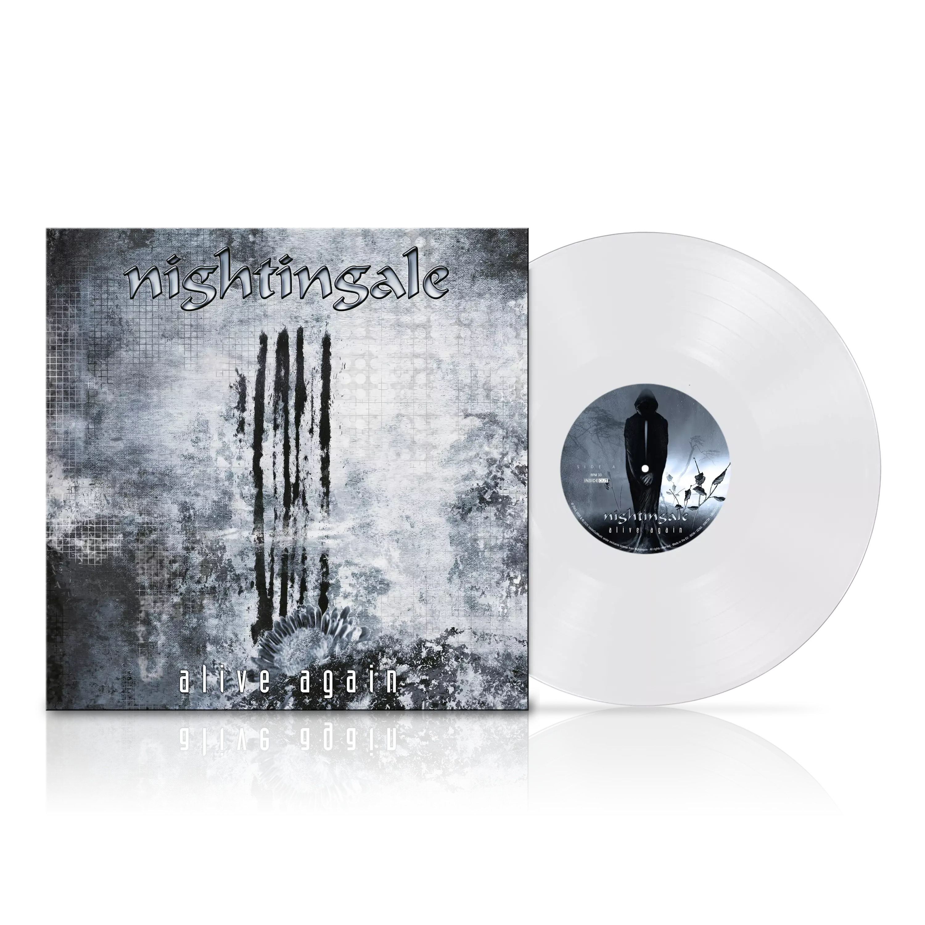 NIGHTINGALE · Alive Again (Re-Issue) | WHITE LP (Progressive Rock Vinyl)