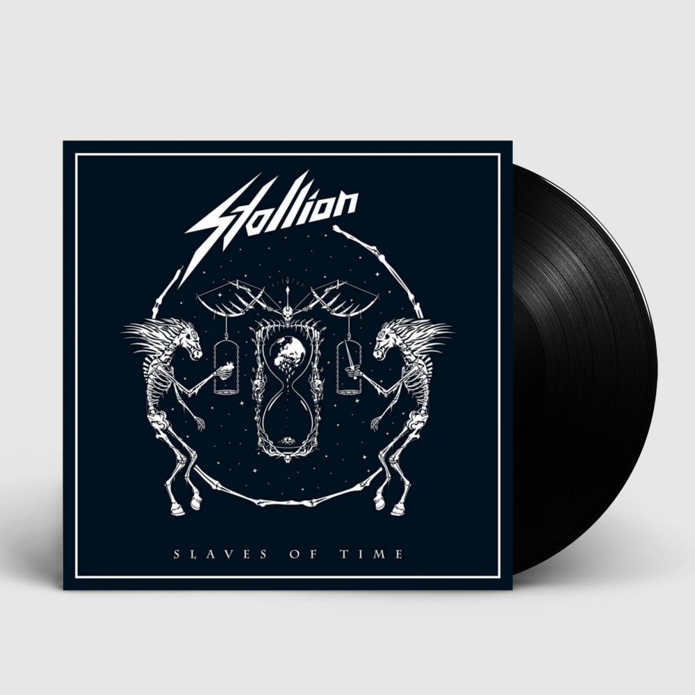 STALLION - Slaves of Time · BLACK LP (Heavy Metal Vinyl)