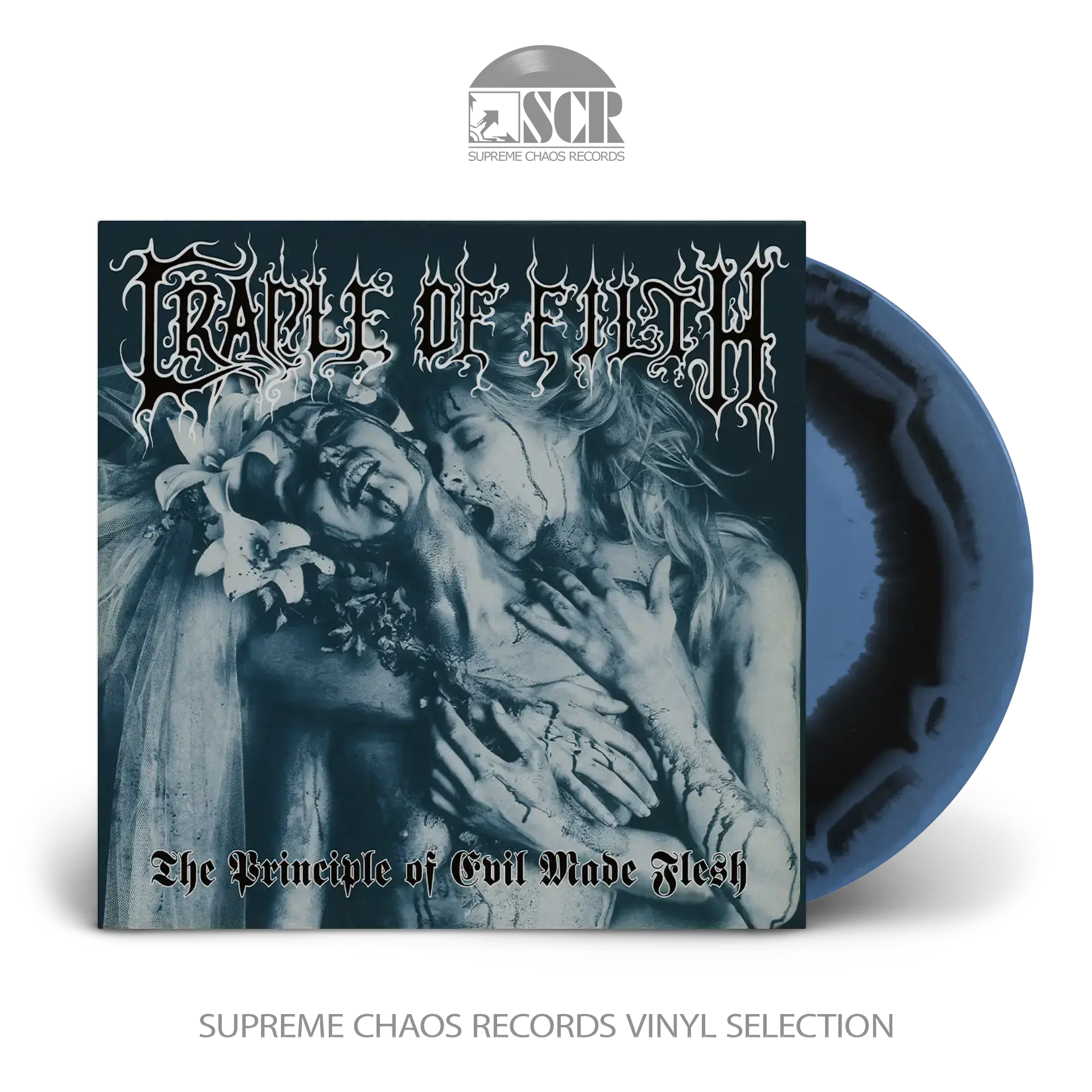 CRADLE OF FILTH - The Principle of Evil Made Flesh · GALAXY AQUA BLUE/BLACK LP