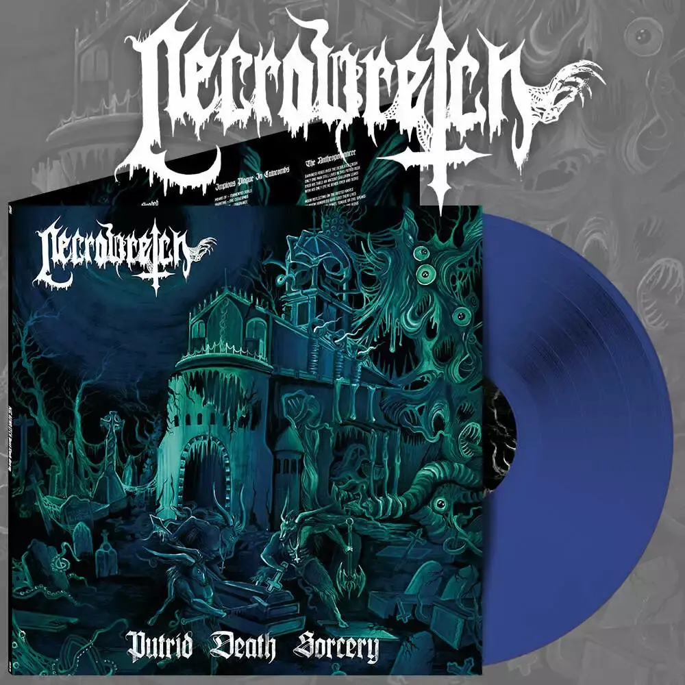 NECROWRETCH - Putrid Death Sorcery · SEA BLUE LP NECROWRETCH - Putrid Death Sorcery · SEA BLUE LP (Death Metal Vinyl)