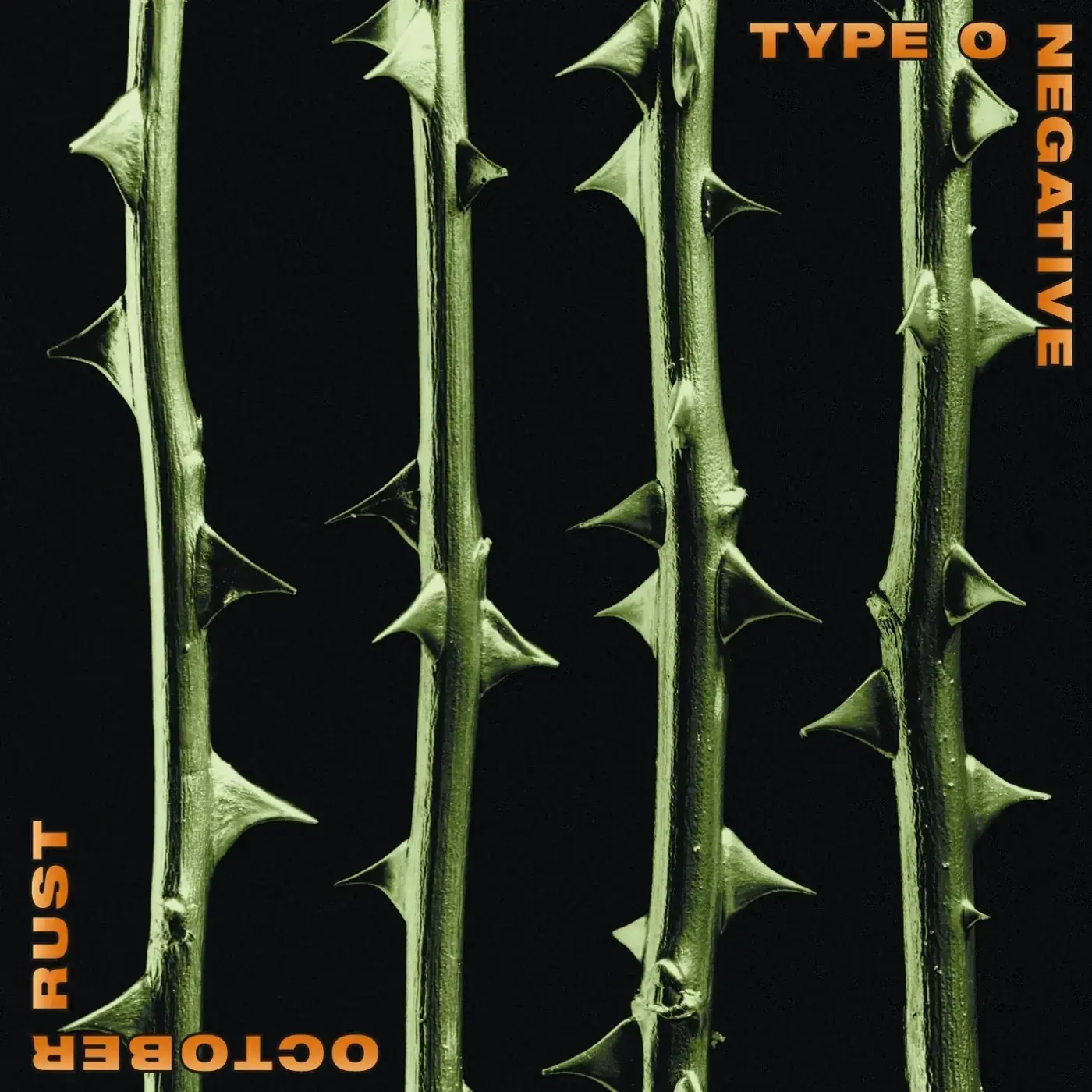 TYPE O NEGATIVE - October Rust · GREEN/BLACK MARBLED 2LP (Gothic Metal Vinyl) · Bild 1
