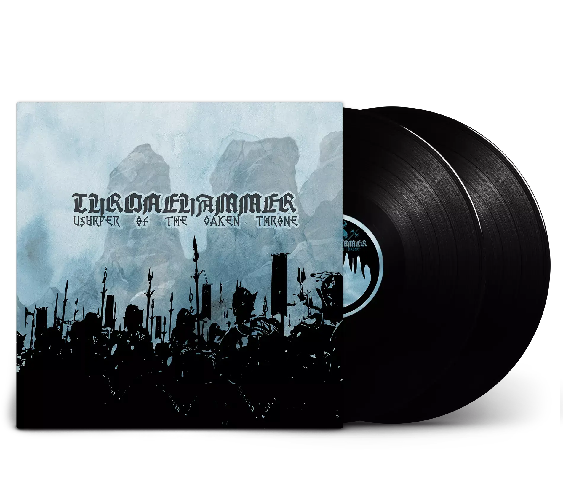 THRONEHAMMER · Usurper of the Oaken Throne | BLACK 2LP THRONEHAMMER · Usurper of the Oaken Throne | BLACK 2LP (Epic Metal/Doom Metal/Death Metal Vinyl)
