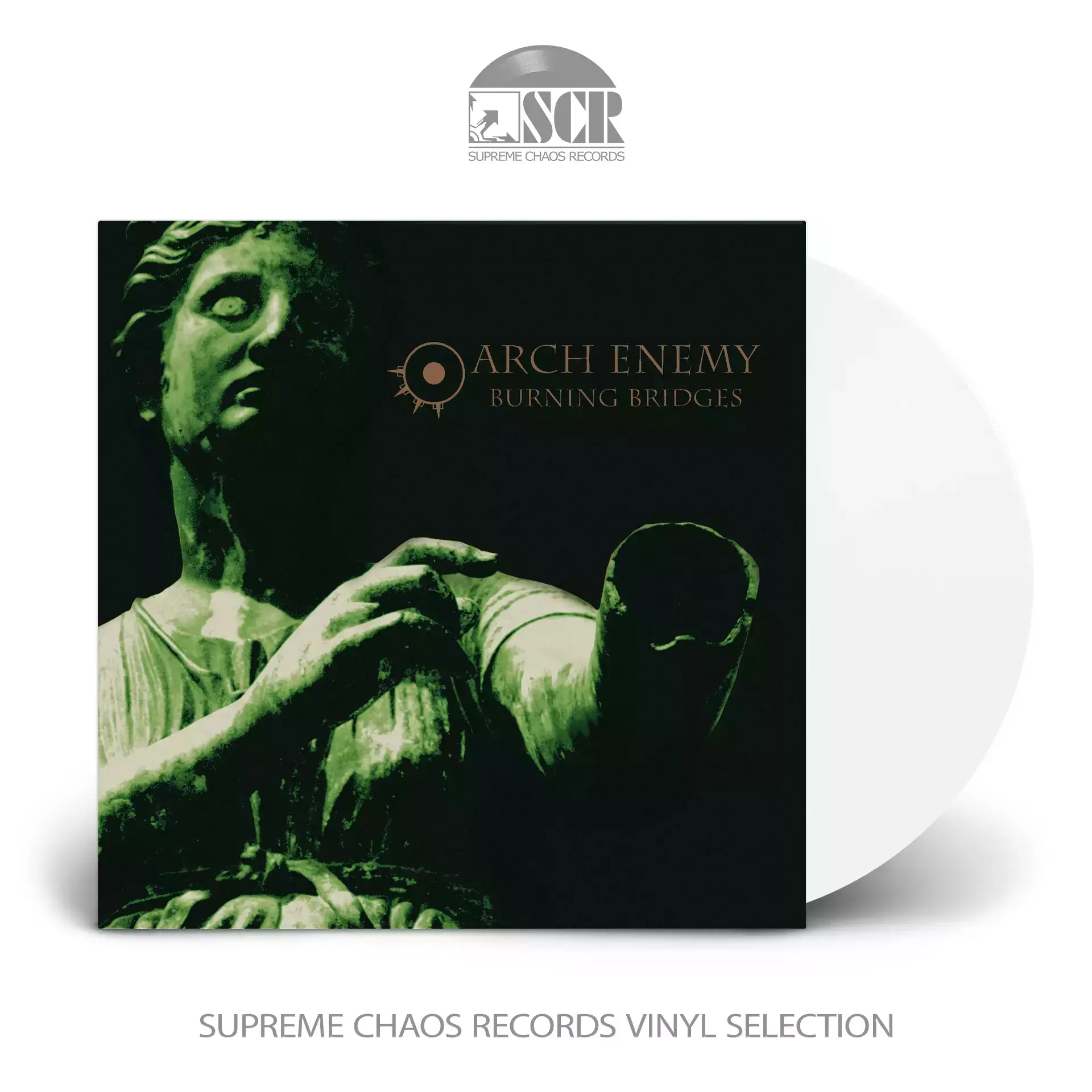 ARCH ENEMY - Burning Bridges (Re-Issue 2023) · WHITE LP (Melodic Death Metal Vinyl)
