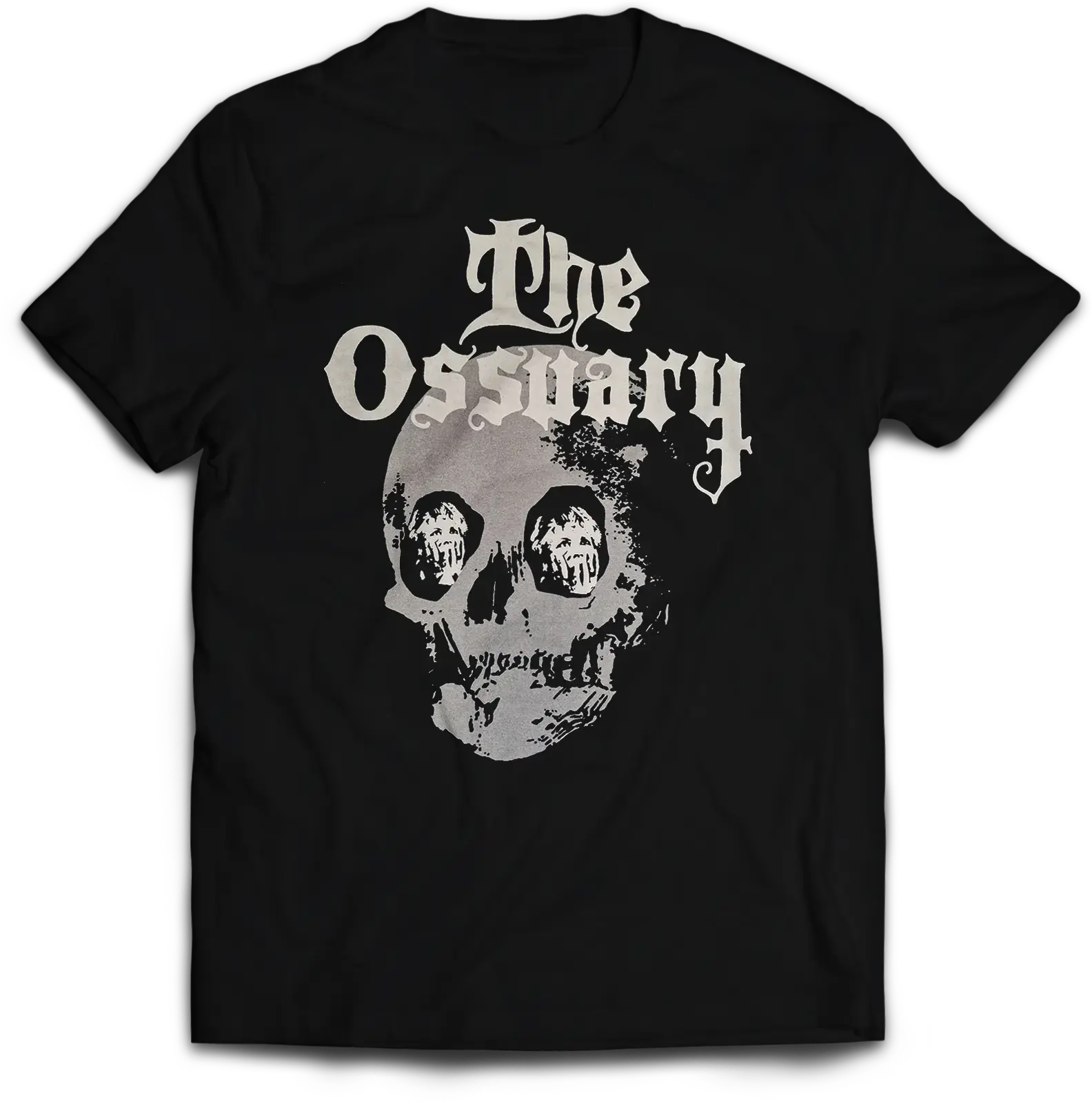 THE OSSUARY - Faces Skull · T-SHIRT (Doom Metal/Heavy Metal/Psychedelic Rock Clothes)