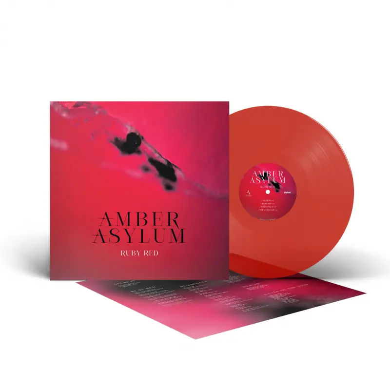 AMBER ASYLUM · Ruby Red | RED TRANSPARENT LP (Ambient Vinyl)
