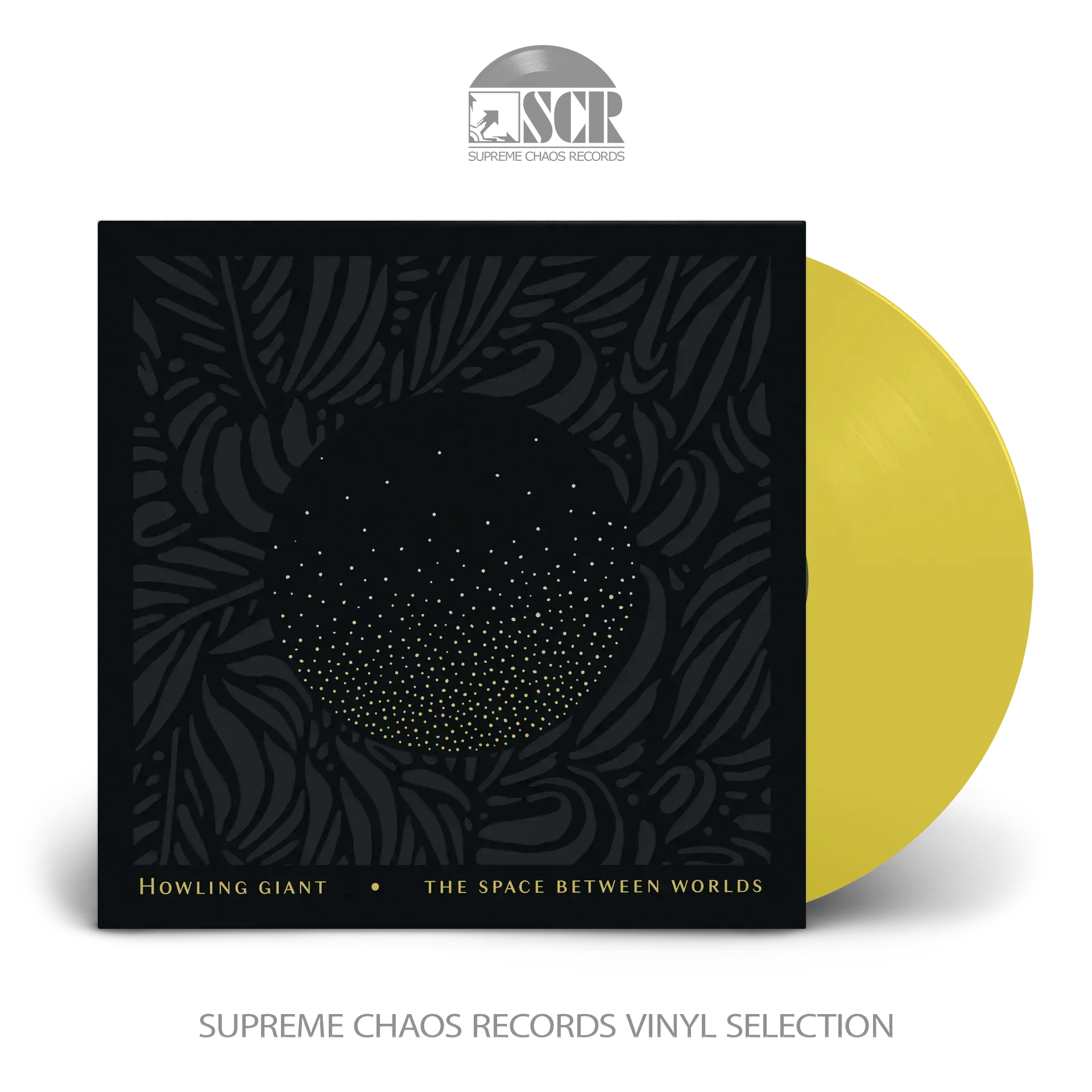 HOWLING GIANT - The Space Between Worlds · TRANSPARENT YELLOW LP HOWLING GIANT - The Space Between Worlds · TRANSPARENT YELLOW LP (Psychedelic Rock/Stoner Rock Vinyl)