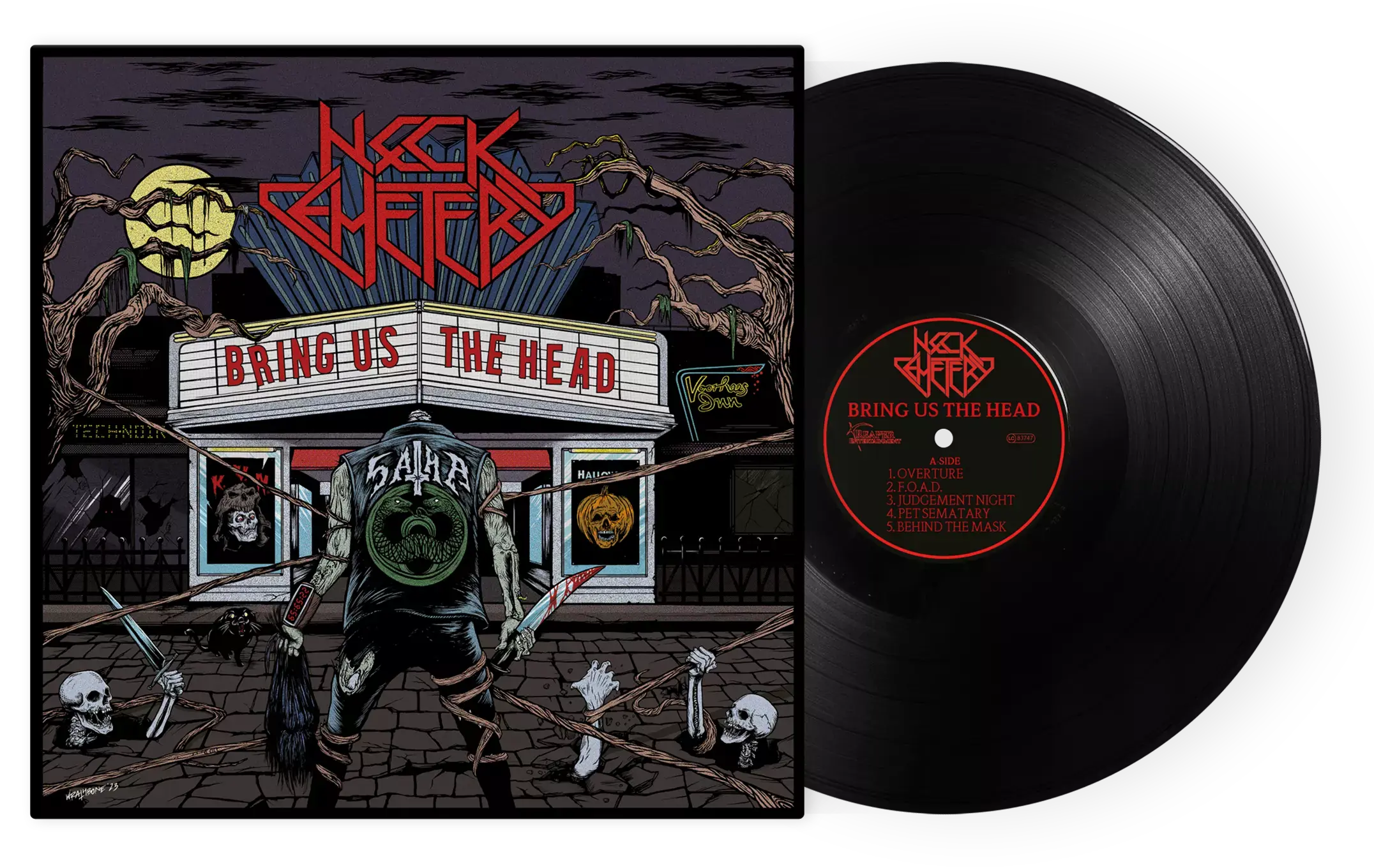 NECK CEMETERY · Bring Us The Head | BLACK LP NECK CEMETERY · Bring Us The Head | BLACK LP (Heavy Metal Vinyl)