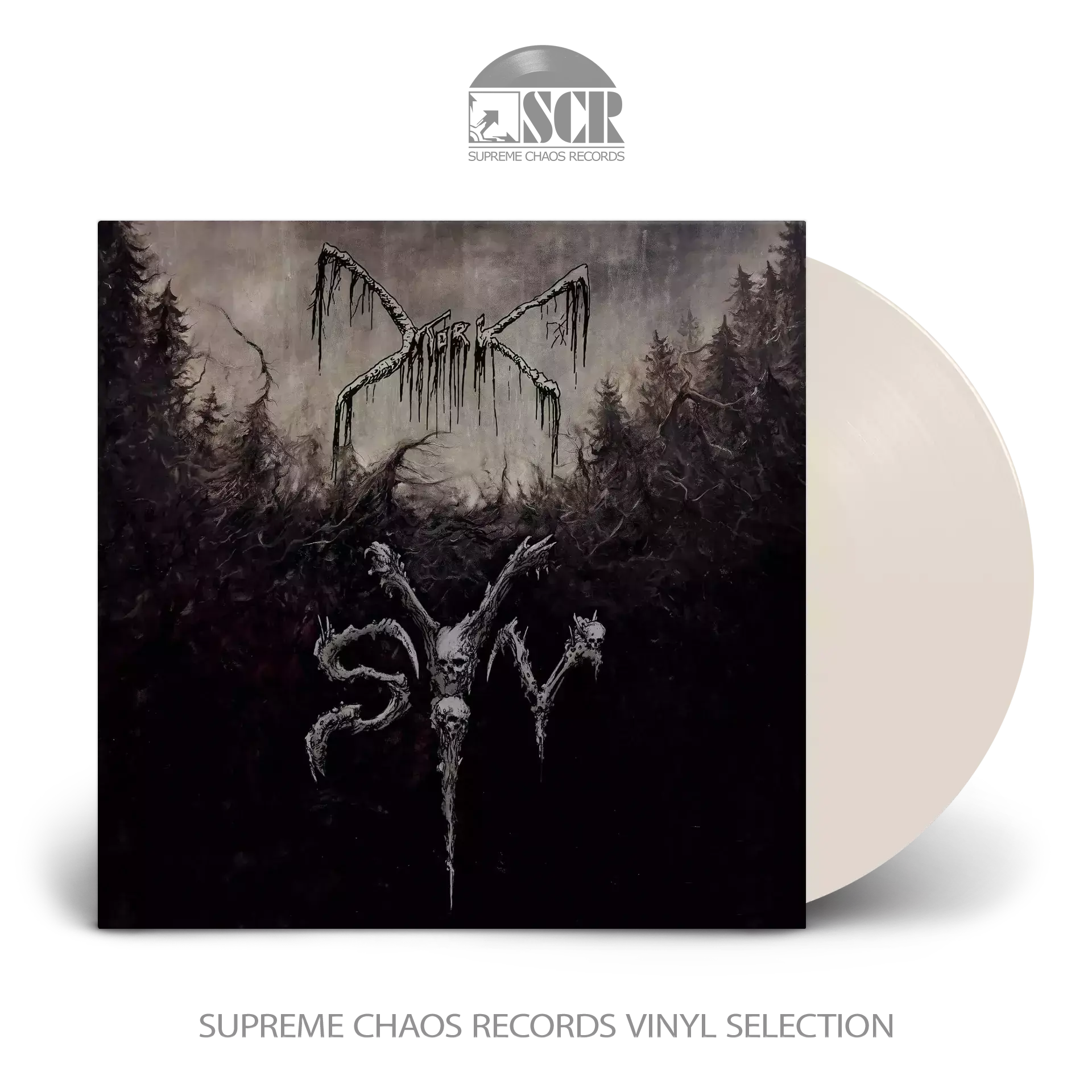 MORK - Syv · CREAM WHITE LP (Black Metal Vinyl)