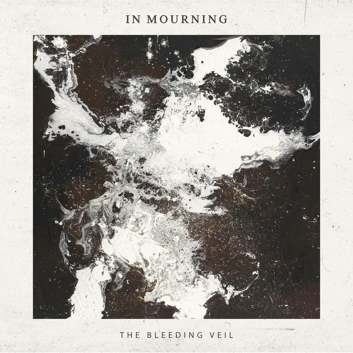IN MOURNING - The Bleeding Veil · WHITE TAPE IN MOURNING - The Bleeding Veil · WHITE TAPE (Melodic Death Metal/Progressive Metal Tapes)