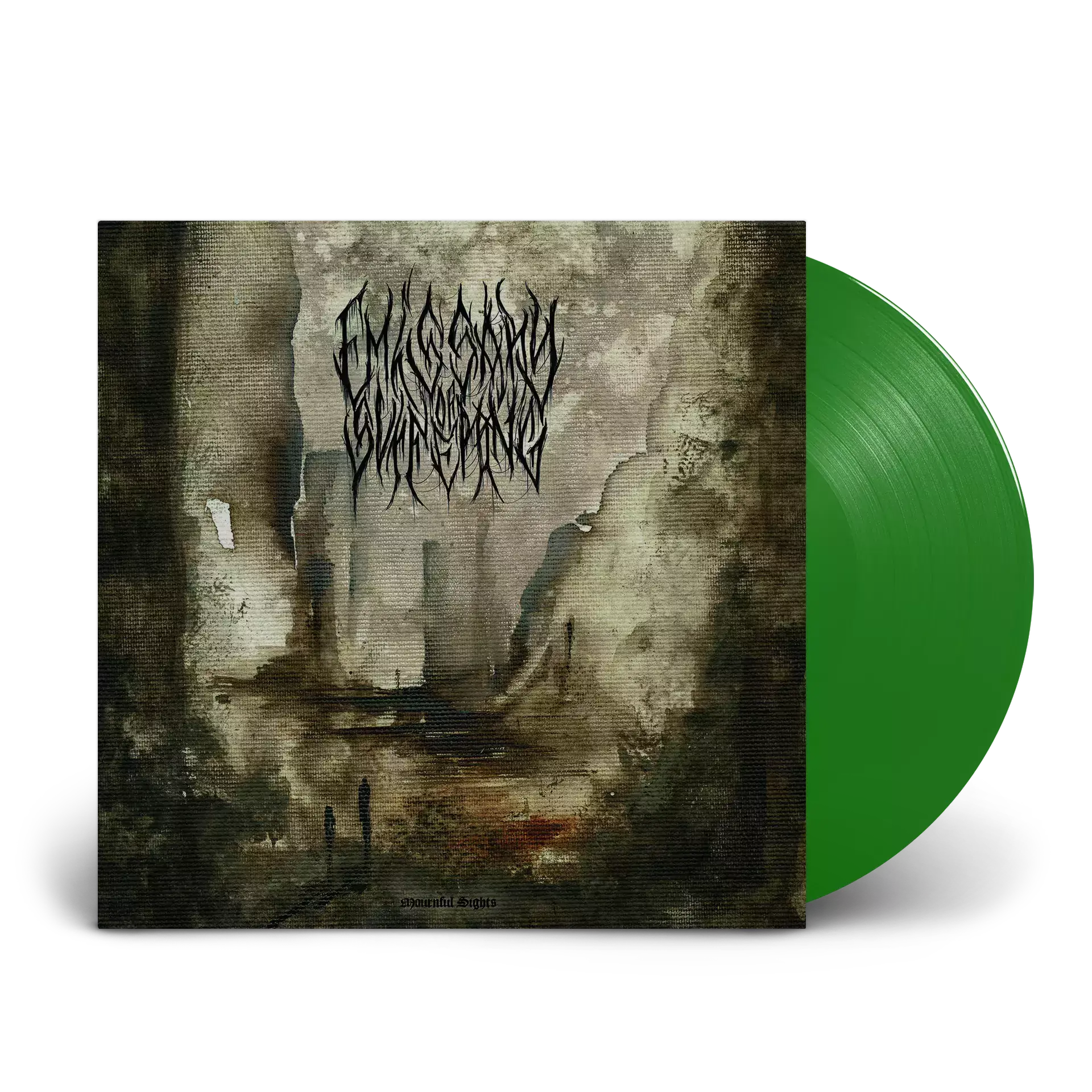 EMISSARY OF SUFFERING · Mournful Sights | GREEN LP (Death Metal Vinyl)