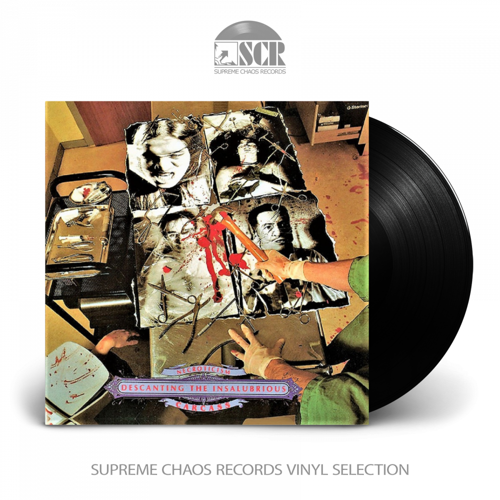 CARCASS · Necroticism - Descanting The Insalubrious | BLACK LP CARCASS · Necroticism - Descanting The Insalubrious | BLACK LP (Death Metal Vinyl)