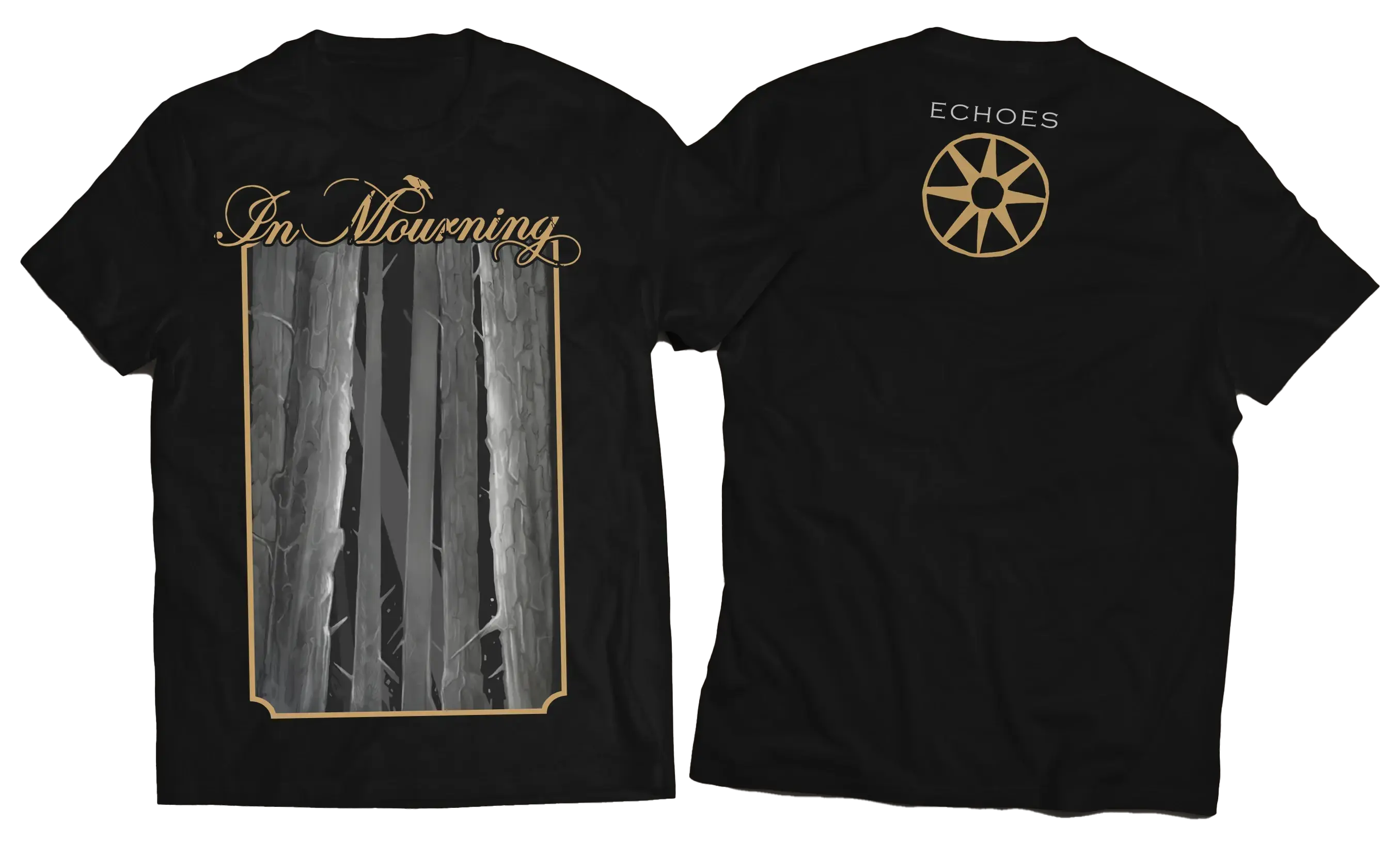 IN MOURNING · Echoes | T-SHIRT IN MOURNING · Echoes | T-SHIRT (Death Metal/Doom Metal/Progressive Metal Clothes)