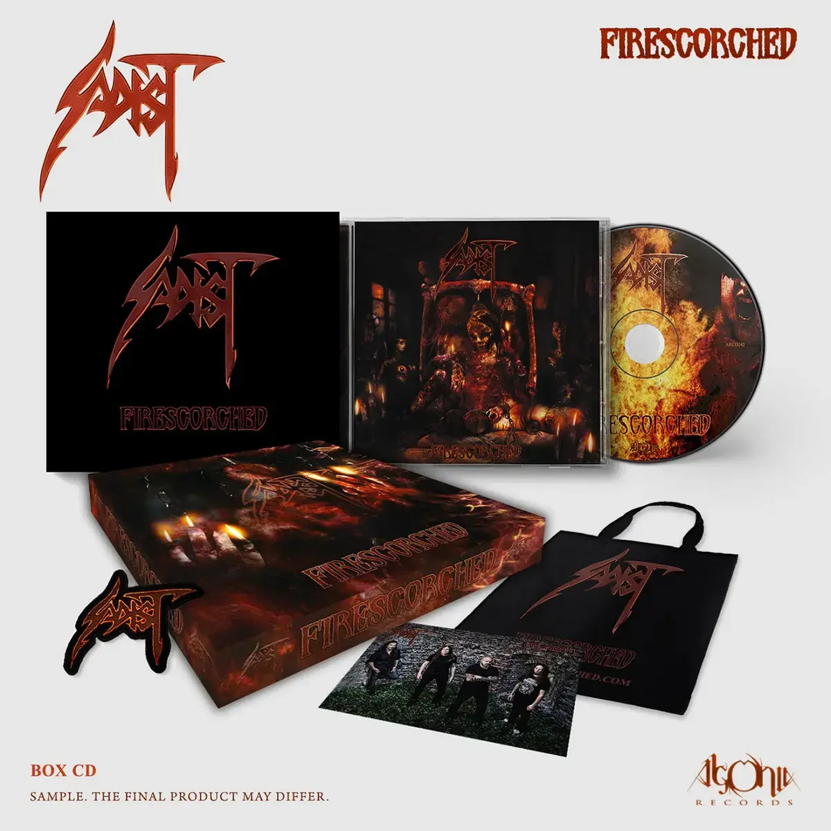 SADIST - Firescorched · CD BOXSET SADIST - Firescorched · CD BOXSET (Technical Death Metal/Progressive Metal/Fusion CDs)
