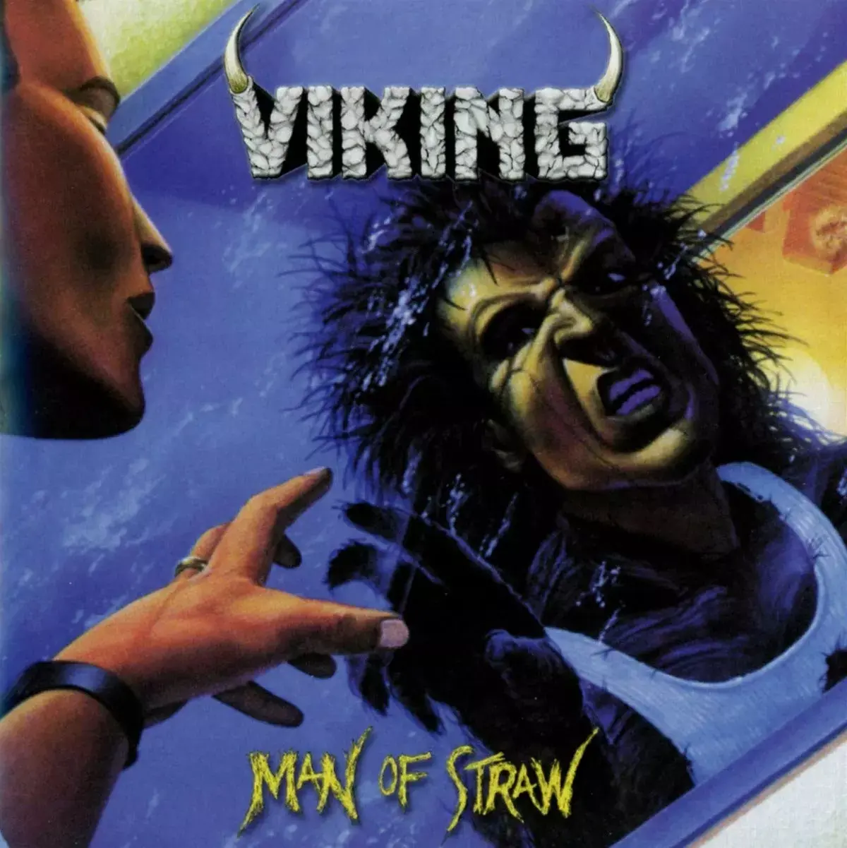 VIKING · Man of Straw | BLACK LP · Bild 1 VIKING · Man of Straw | BLACK LP (Thrash Metal Vinyl) · Bild 1