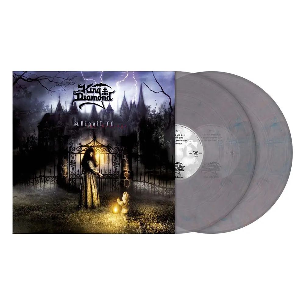 KING DIAMOND - Abigail II: The Revenge · CLEAR LILAC BLUE MARBLED 2LP KING DIAMOND - Abigail II: The Revenge · CLEAR LILAC BLUE MARBLED 2LP (Heavy Metal Vinyl)