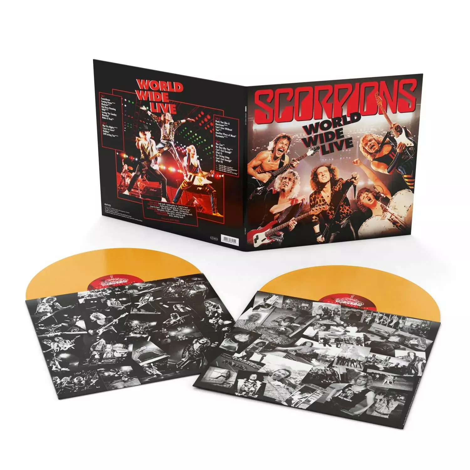 SCORPIONS · World Wide Live | TRANSPARENT ORANGE DLP SCORPIONS · World Wide Live | TRANSPARENT ORANGE DLP (Hard Rock Vinyl)