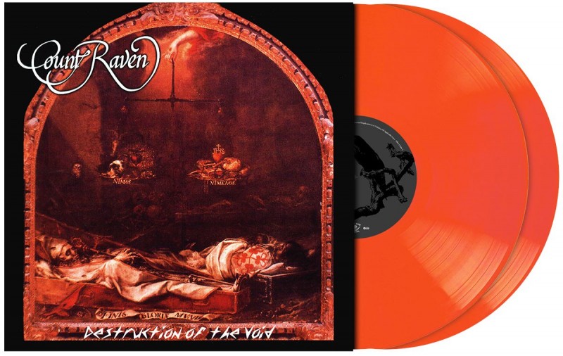 COUNT RAVEN - Destruction Of The Void · ORANGE/RED DLP (Doom Metal Vinyl)
