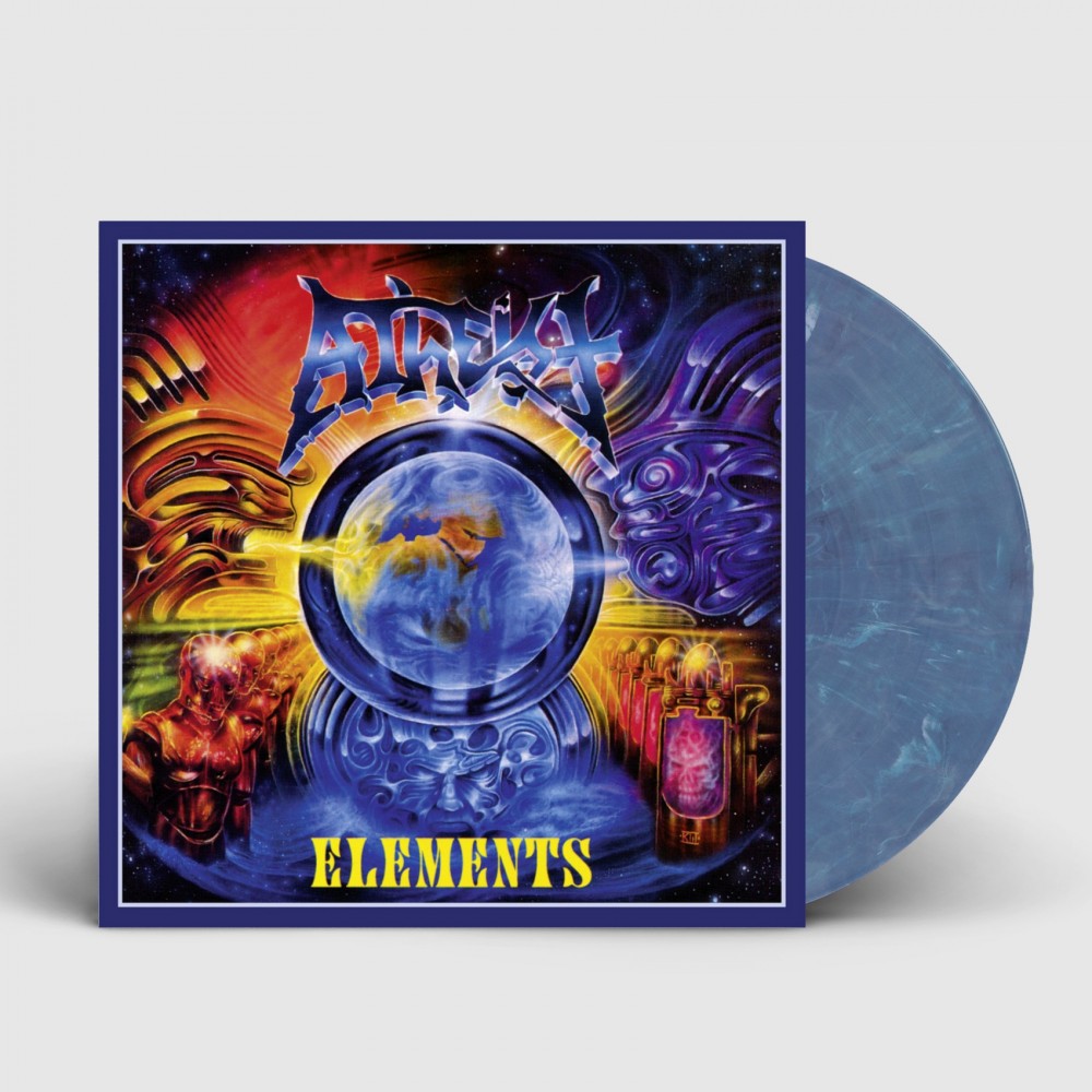 ATHEIST - Elements · BLUE/WHITE/BLACK LP (Death Metal Vinyl)