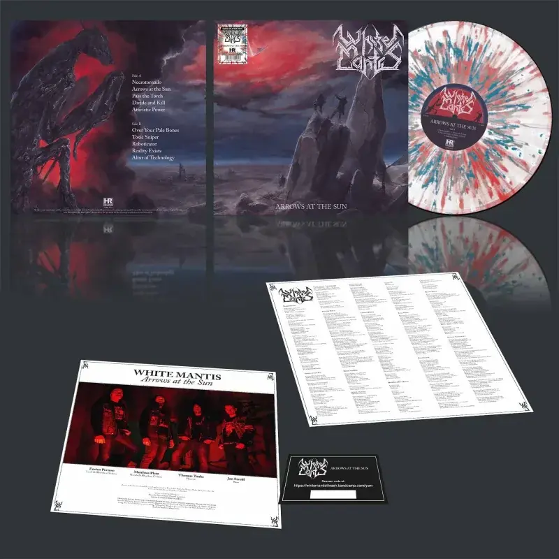 WHITE MANTIS · Arrows at the Sun | SPLATTER LP (Thrash Metal Vinyl)