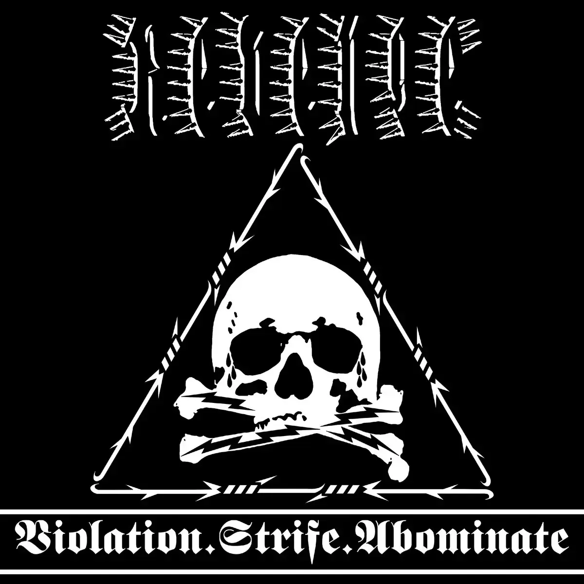 REVENGE - Violation.Strife.Abominate · BLACK LP (Black Metal Vinyl) · Bild 1