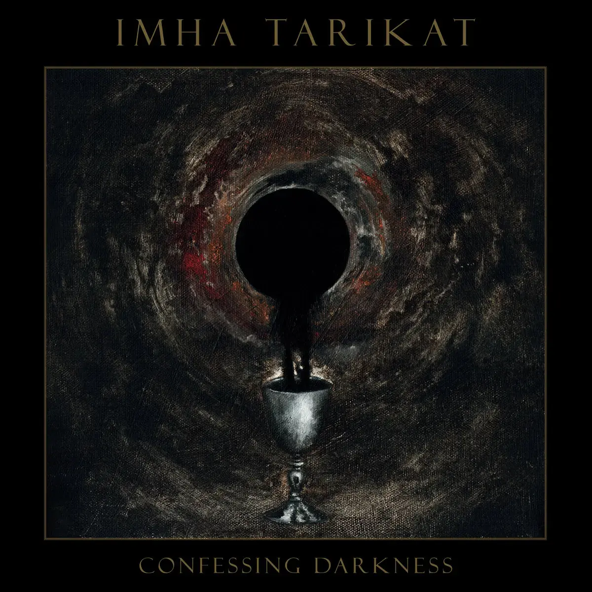 IMHA TARIKAT - Confessing Darkness · RED/BLACK LP (Black Metal Vinyl) · Bild 1