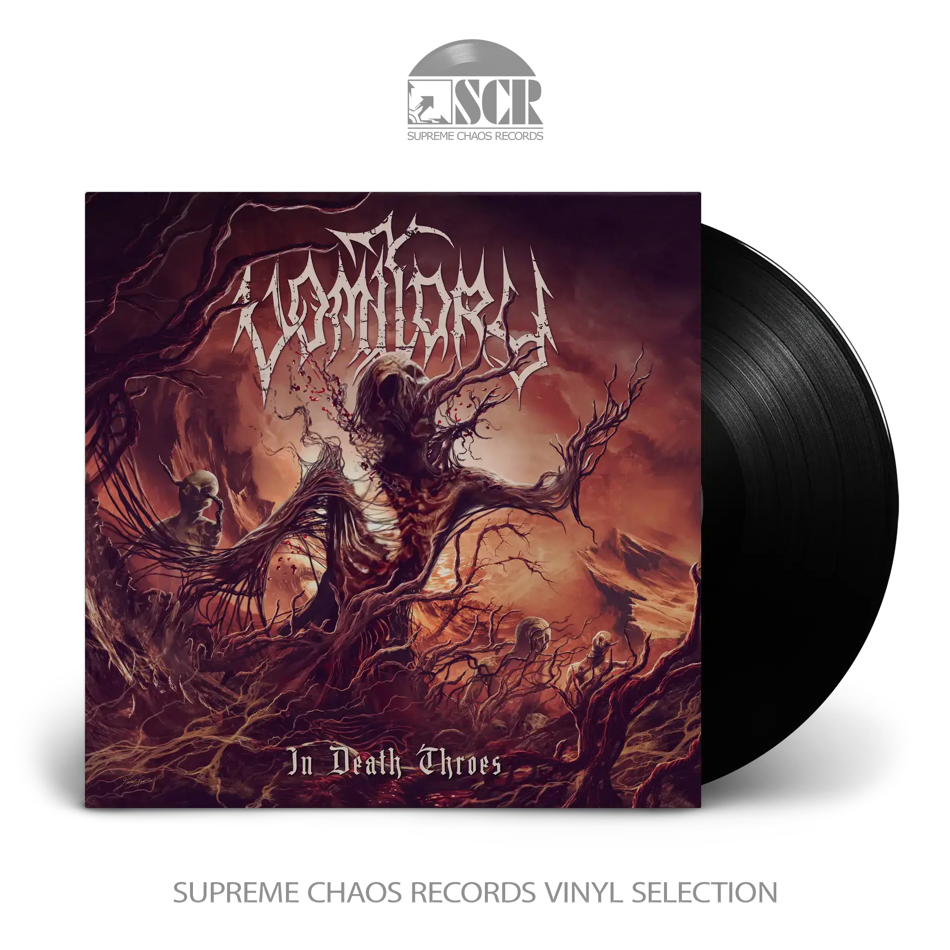 VOMITORY · In Death Throes | BLACK LP (Death Metal Vinyl)