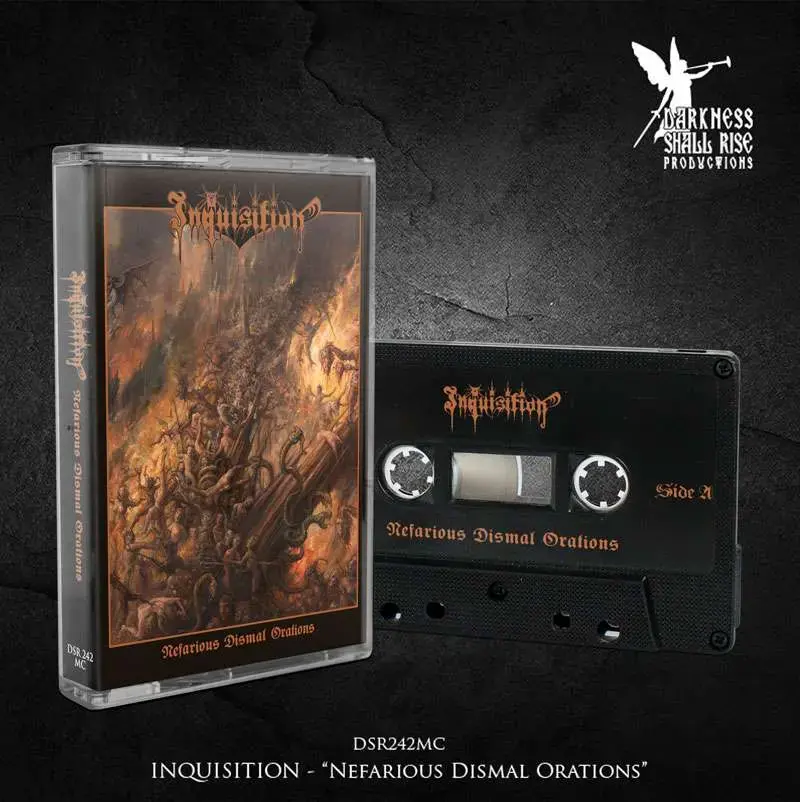 INQUISITION · Nefarious Dismal Orations | BLACK TAPE INQUISITION · Nefarious Dismal Orations | BLACK TAPE (Black Metal Tapes)