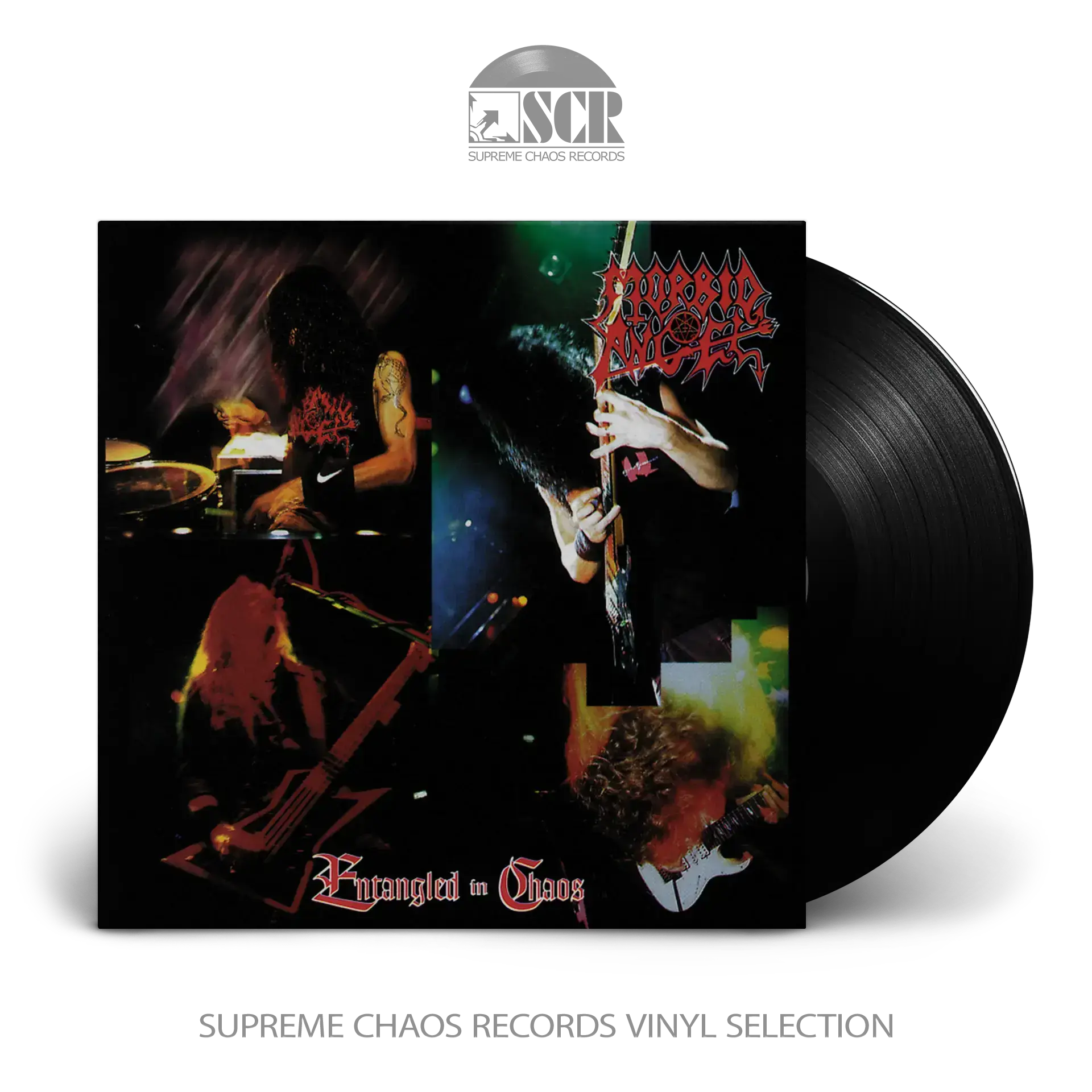 MORBID ANGEL - Entangled In Chaos · BLACK LP (Death Metal Vinyl)