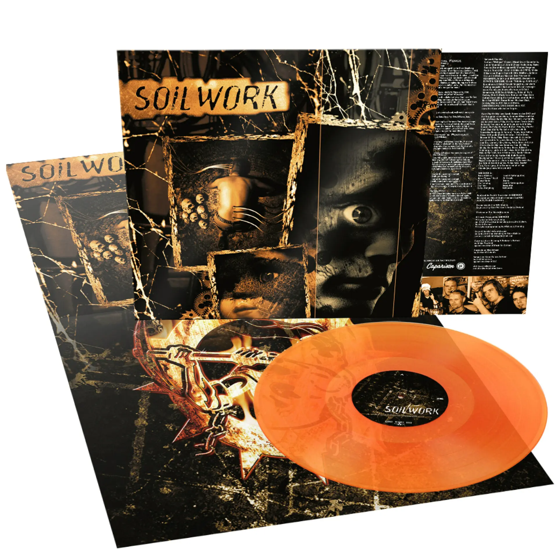SOILWORK - A Predator's Portrait · TRANSPARENT ORANGE LP (Melodic Death Metal Vinyl)
