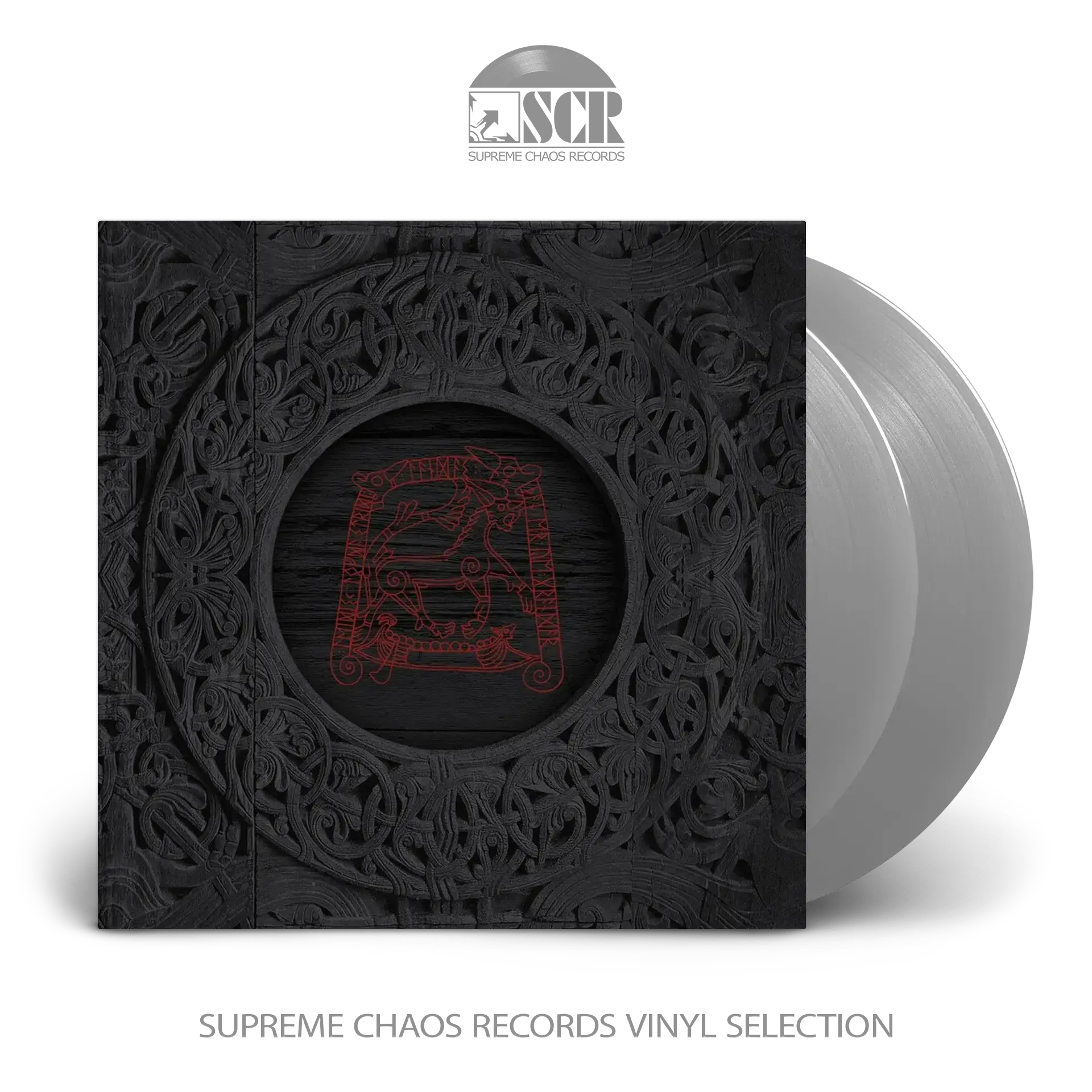 ARSTIDIR LIFSINS - Saga á Tveim Tungum II: Eigi Fjoll Né Firðir · SILVER 2LP (Black Metal Vinyl)