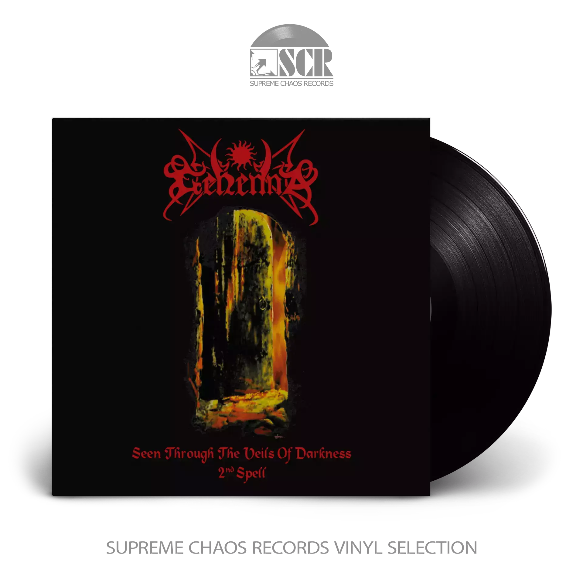 GEHENNA - Seen Through The Veils Of Darkness · BLACK LP GEHENNA - Seen Through The Veils Of Darkness · BLACK LP (Black Metal Vinyl)