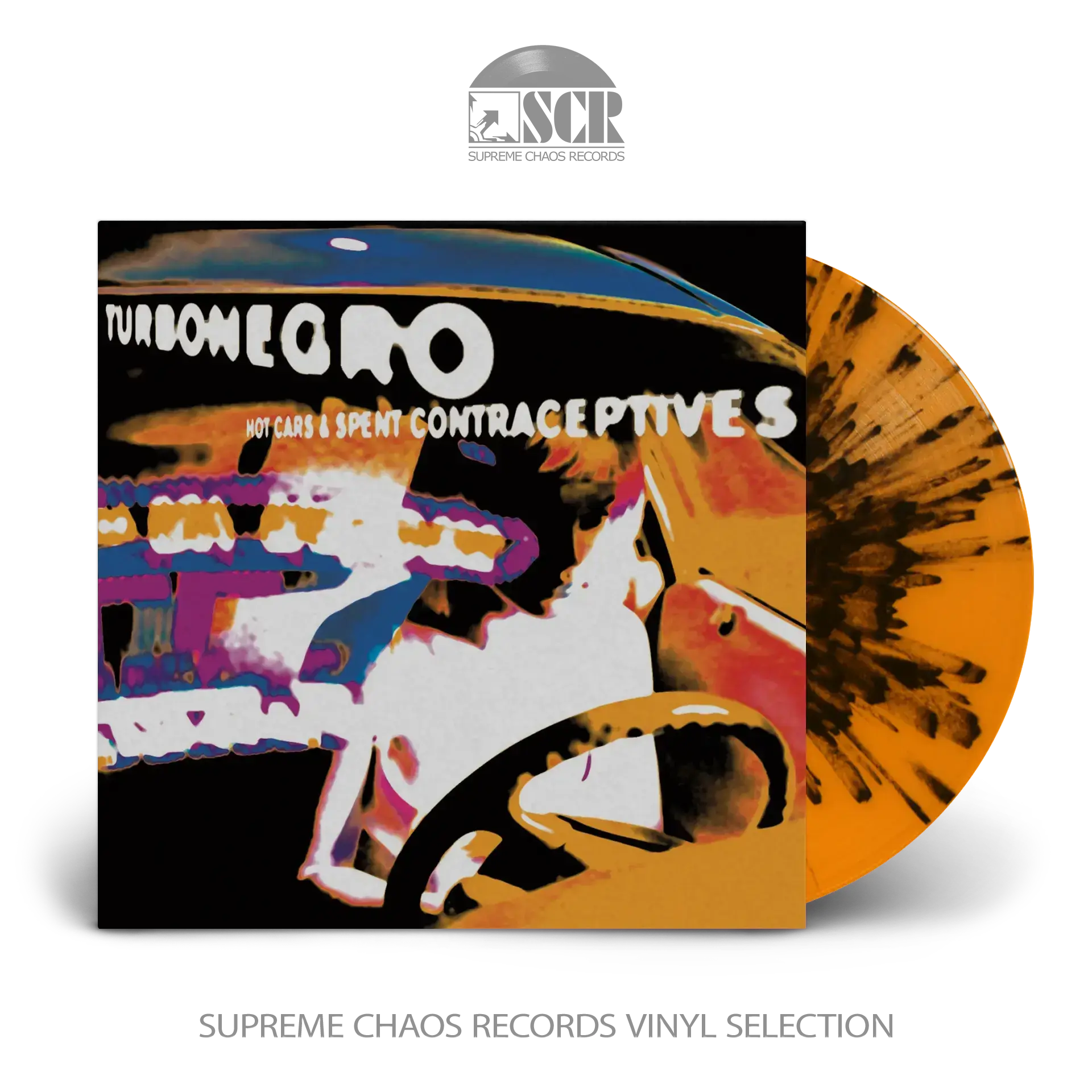 TURBONEGRO · Hot Cars & Spent Contraceptives (Re-Issue) | ORANGE/BLACK SPLATTER LP (Punk Rock Vinyl)