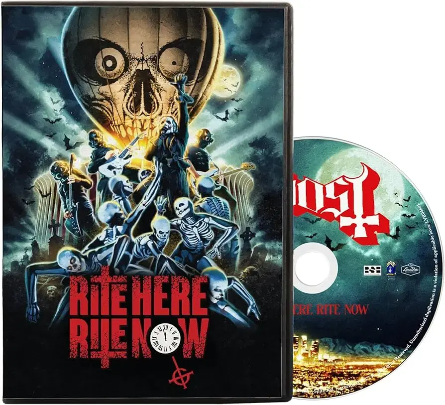 GHOST - Rite Here Rite Now · DVD GHOST - Rite Here Rite Now · DVD (Hardrock CDs)