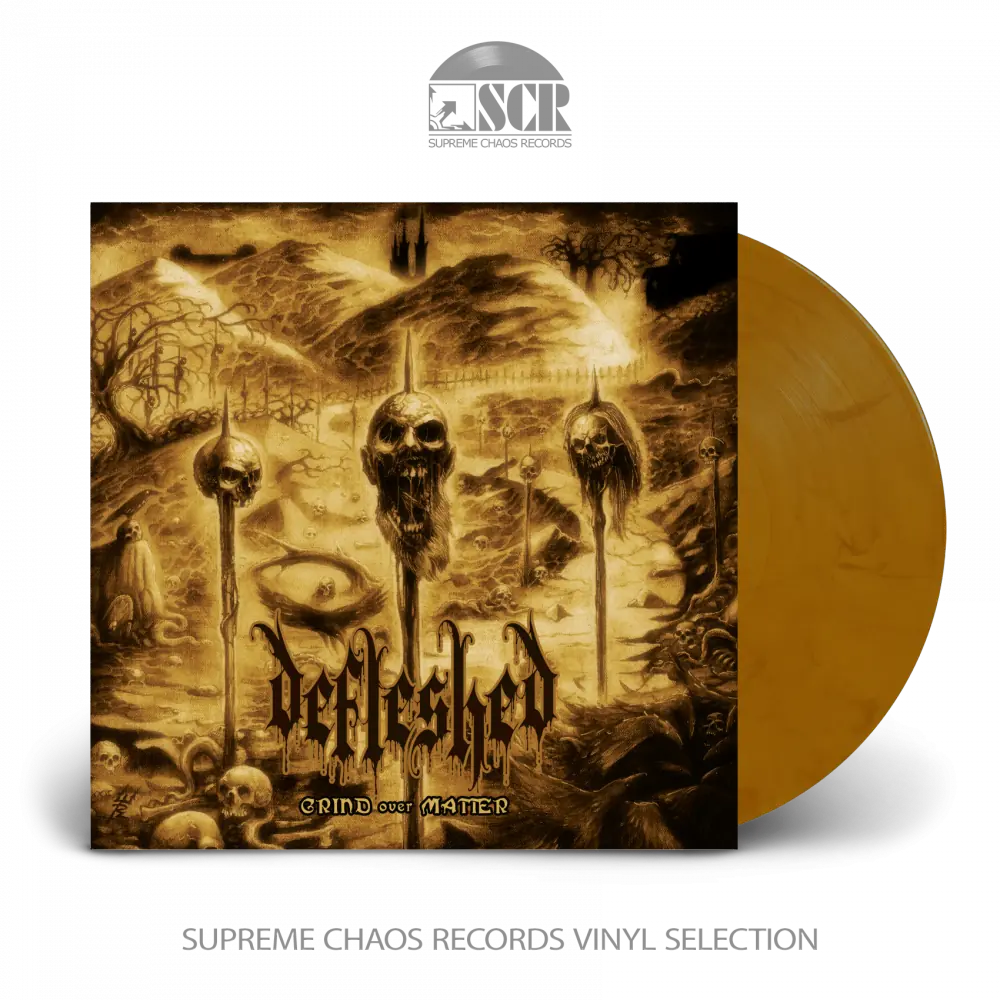 DEFLESHED - Grind Over Matter · OCHRE/BROWN LP