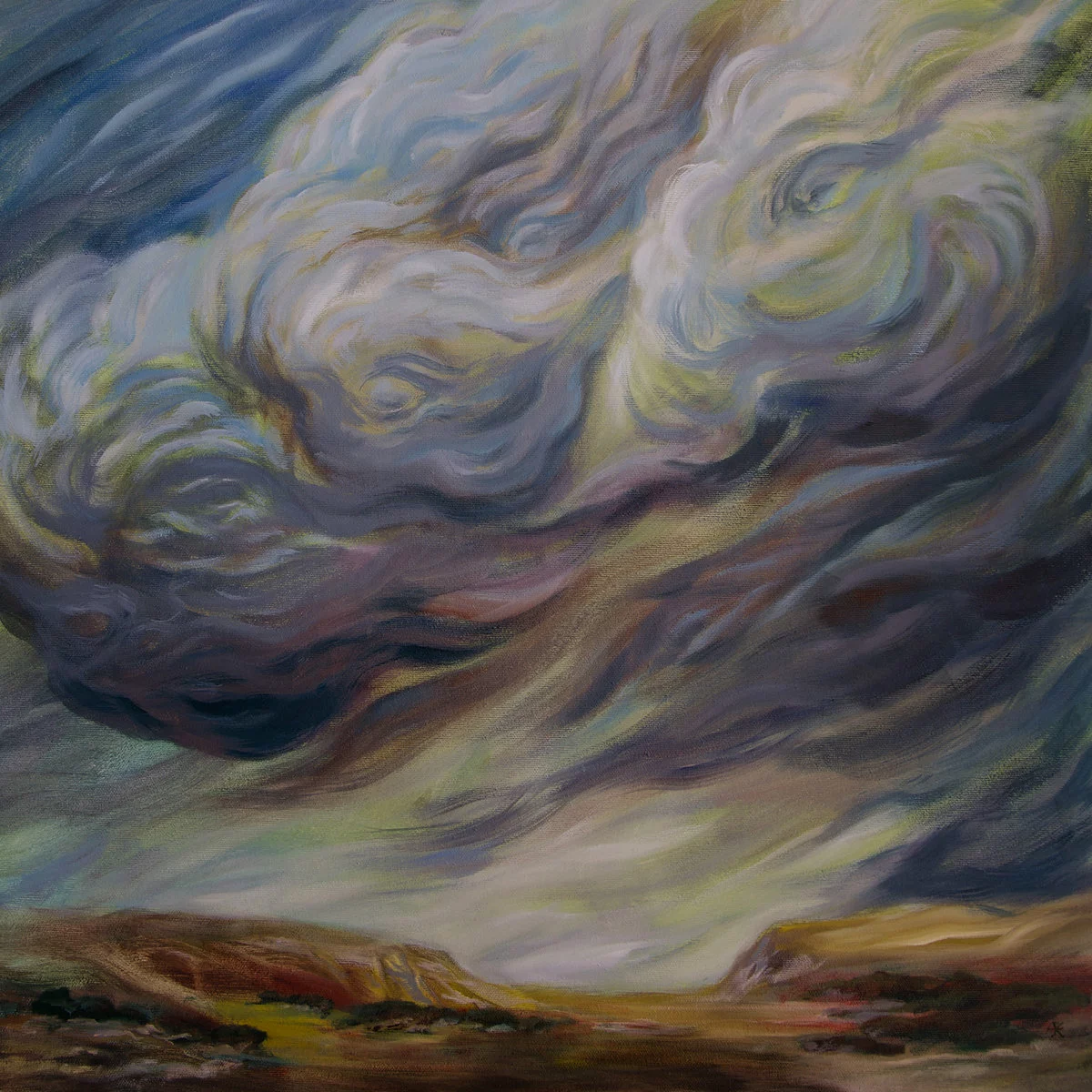 CHAPEL OF DISEASE - ...And As We Have Seen The Storm, We Have Embraced The Eye · CLEAR/WHITE MARBLED LP (Death Metal Vinyl) · Bild 1