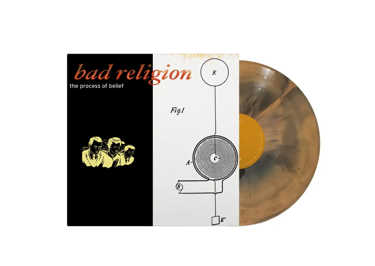 BAD RELIGION - Process Of Belief · ORANGE/BLACK LP (Punk Rock Vinyl)