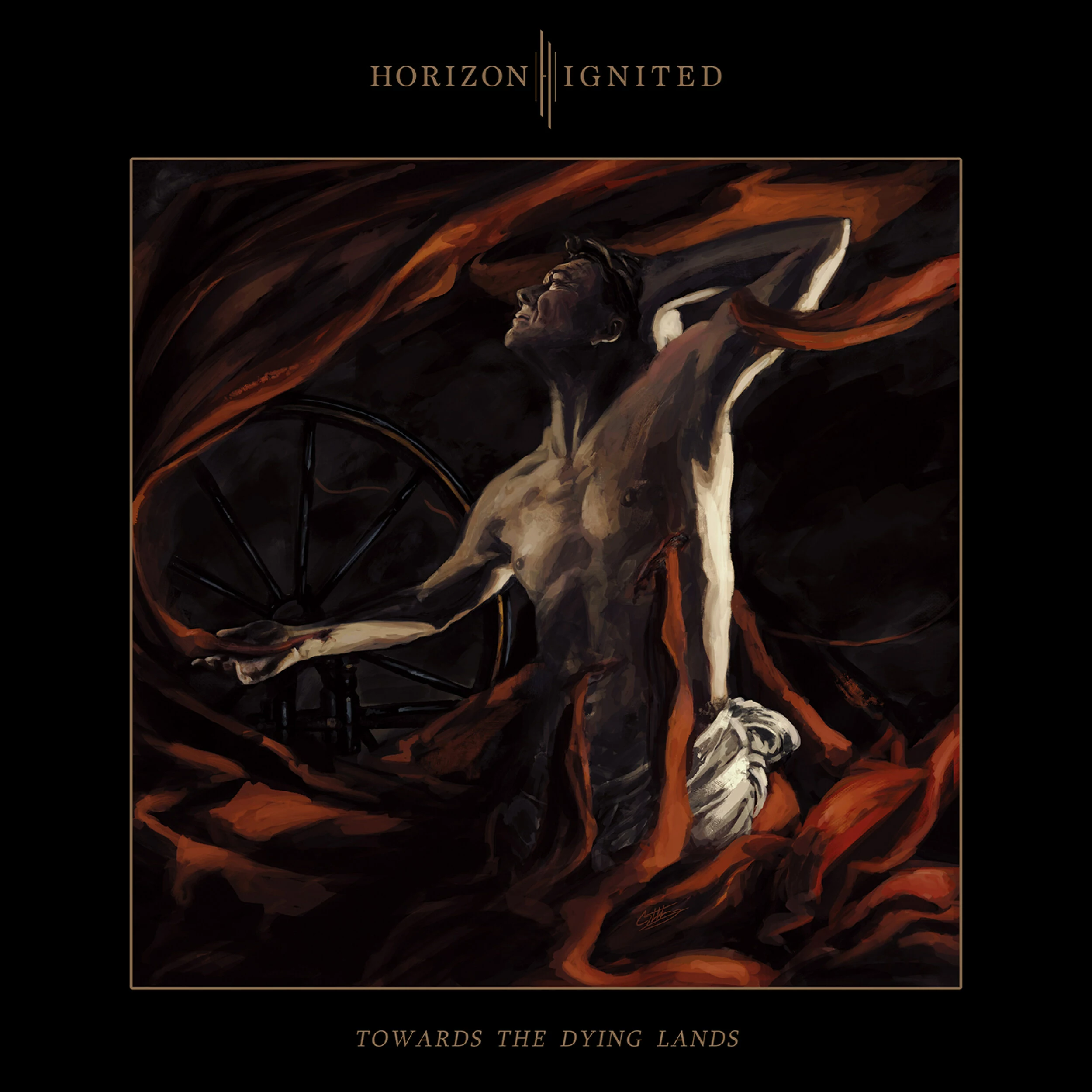 HORIZON IGNITED · Towards The Dying Lands | BLACK LP (Death Metal Vinyl) · Bild 1