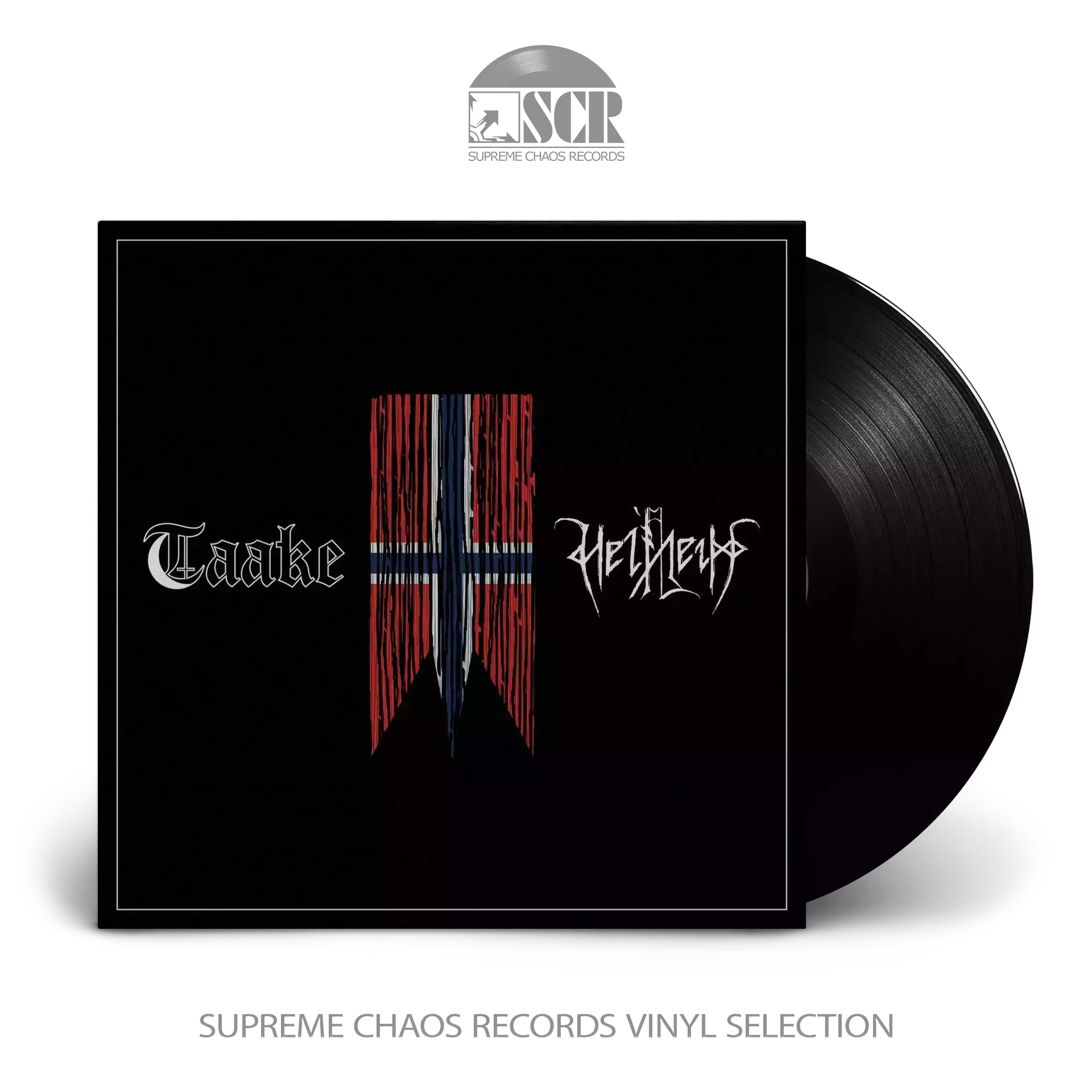 TAAKE / HELHEIM - Henholdsvis · BLACK 10" LP (Black Metal Vinyl)
